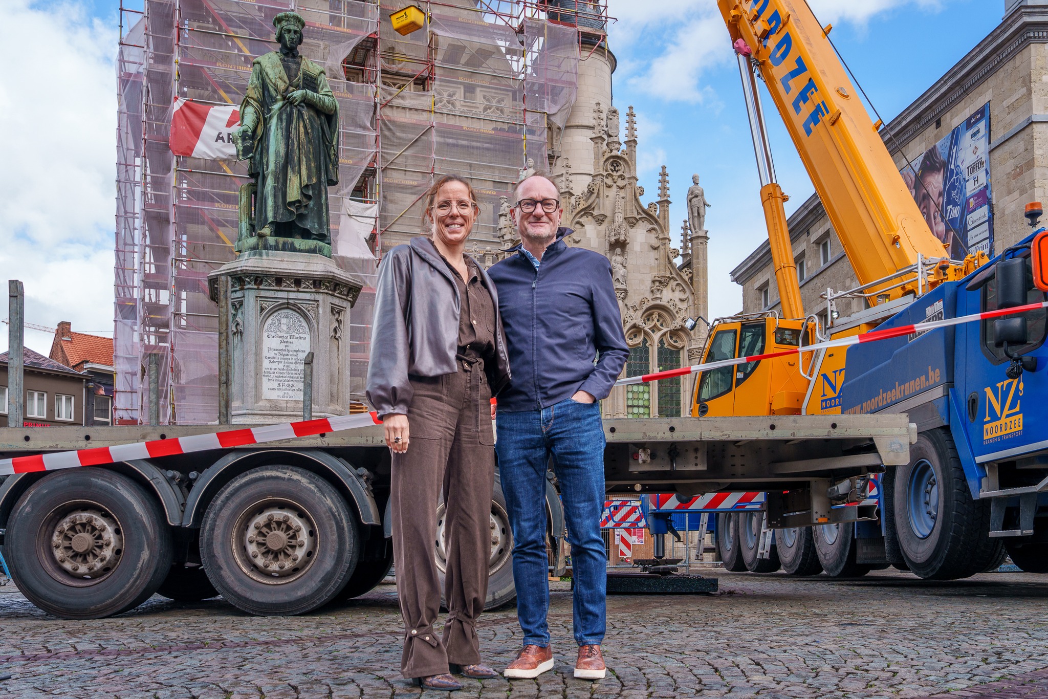 Middelste torentje terug op het Belfort