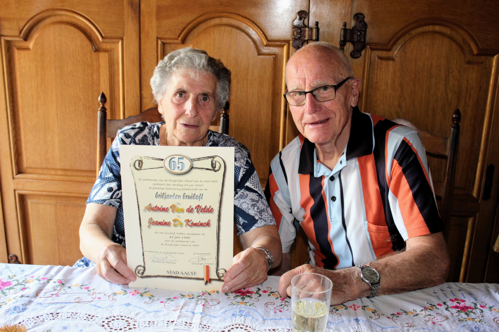 💎 65 jaar liefde voor Antoine & Jeanine! 💕