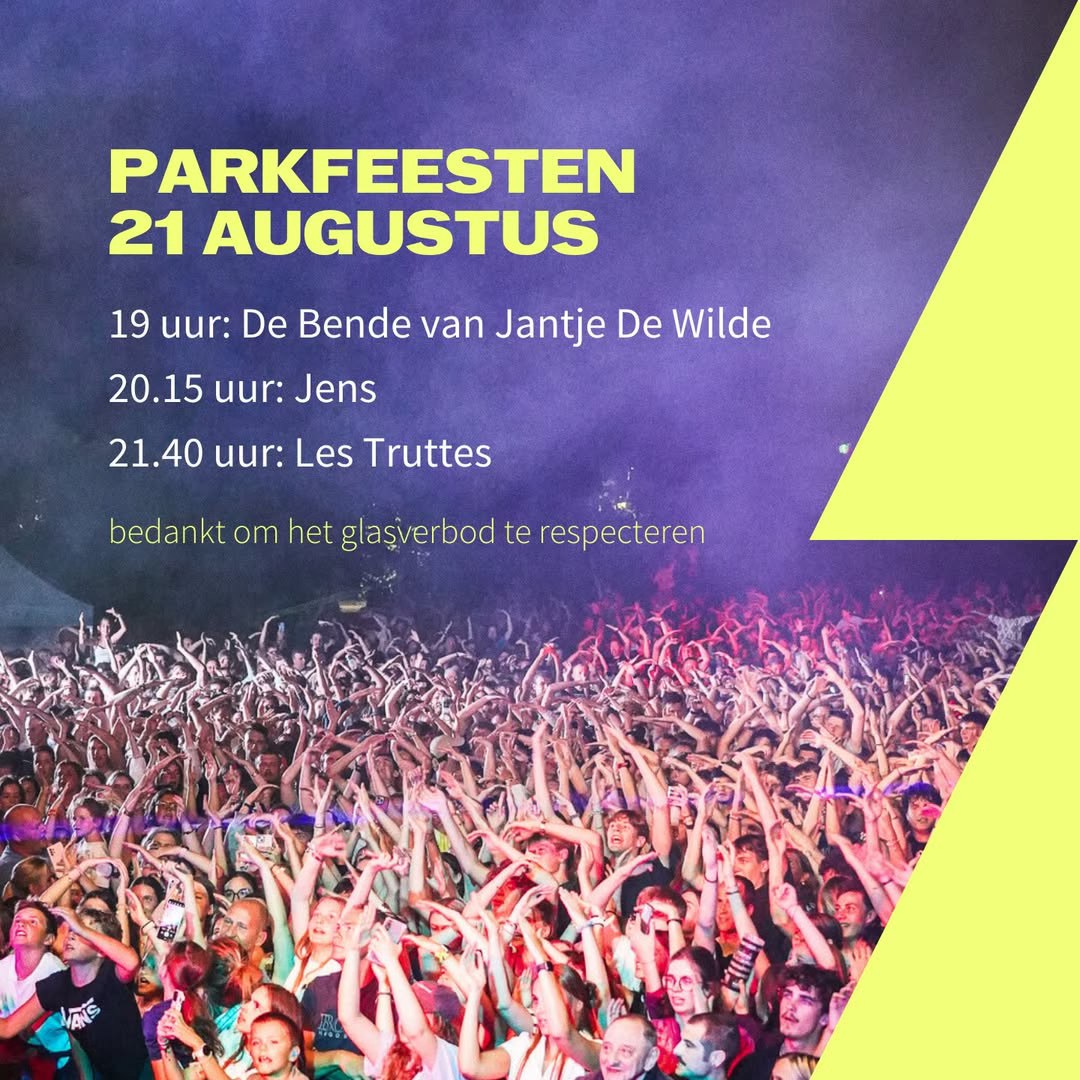 🥳 Klaar voor de laatste donderdag Parkfeesten Aalst van deze zomer?