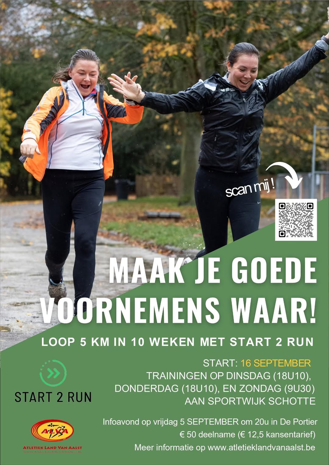 🏃‍♀️ Nieuwe Start2Run bij ALVA – 5 km in 10 weken! 🏃‍♂️