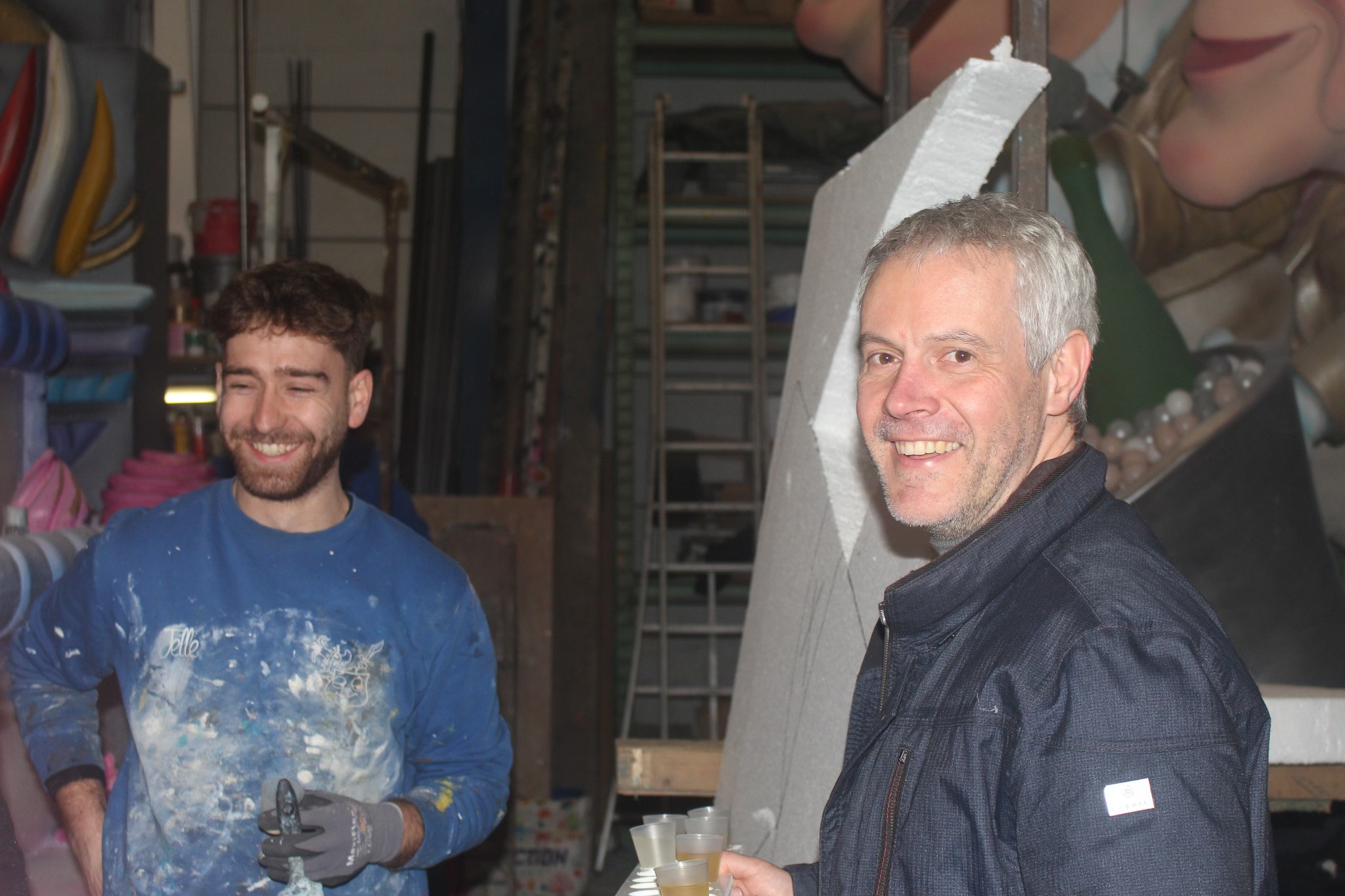 🍸 Team cd&v op jeneverronde in carnavalswerkhallen