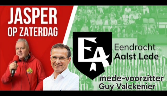 Mede-voorzitter Guy Valckenier van het nieuwe project Eendracht Aalst Lede hing vandaag aan de lijn voor een babbel met Jasper Coeck op Goeiedag Radio