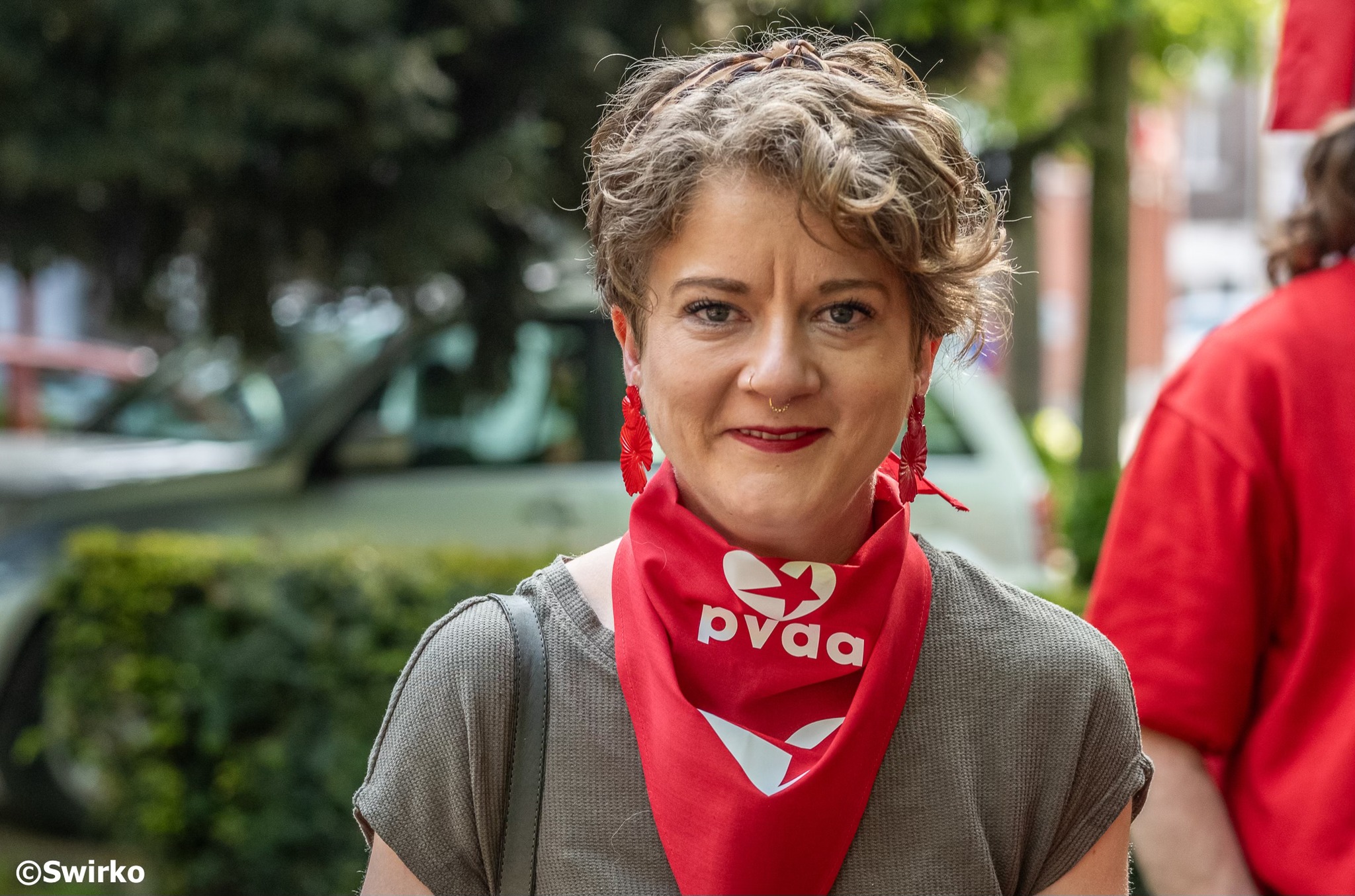 PVDA Aalst op 1 mei: "Bij de lokale verkiezingen van 13 oktober willen we voor het eerst verkozen raken in de Aalsterse gemeenteraad." 