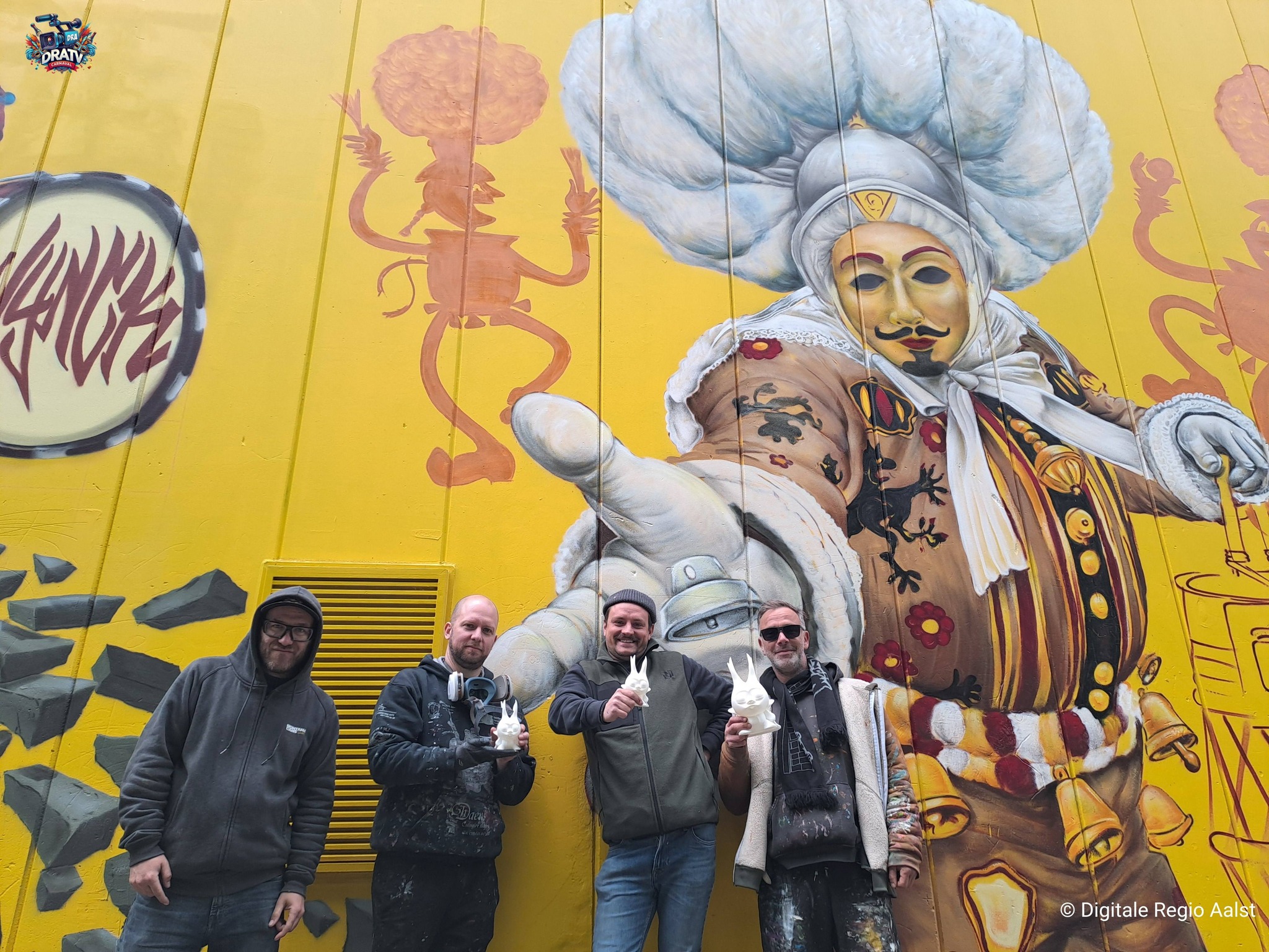 🎨✨ Nieuwe street art fleurt de werkhallen op in Aalst!