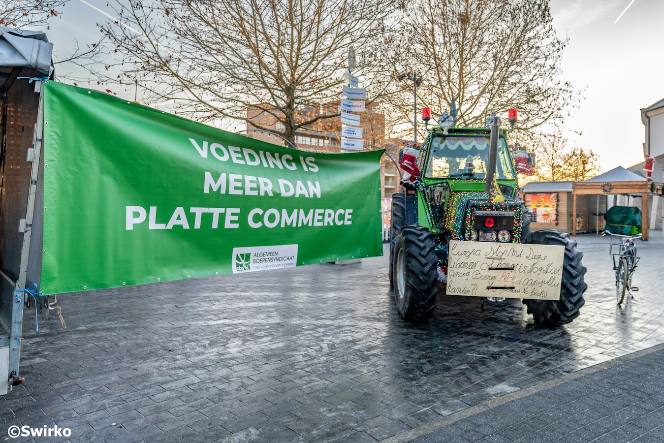 Vrijdag verkeershinder in Aalst door boerenbetoging.