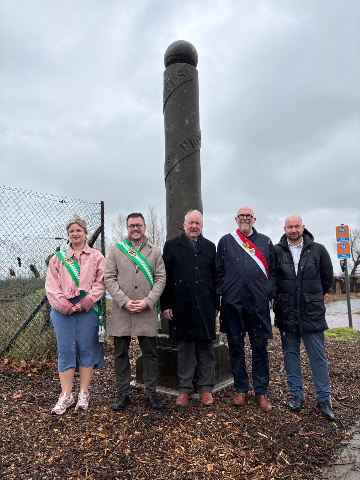 📍 Nieuwe provinciegrens Oost-Vlaanderen – Antwerpen officieel ingehuldigd!