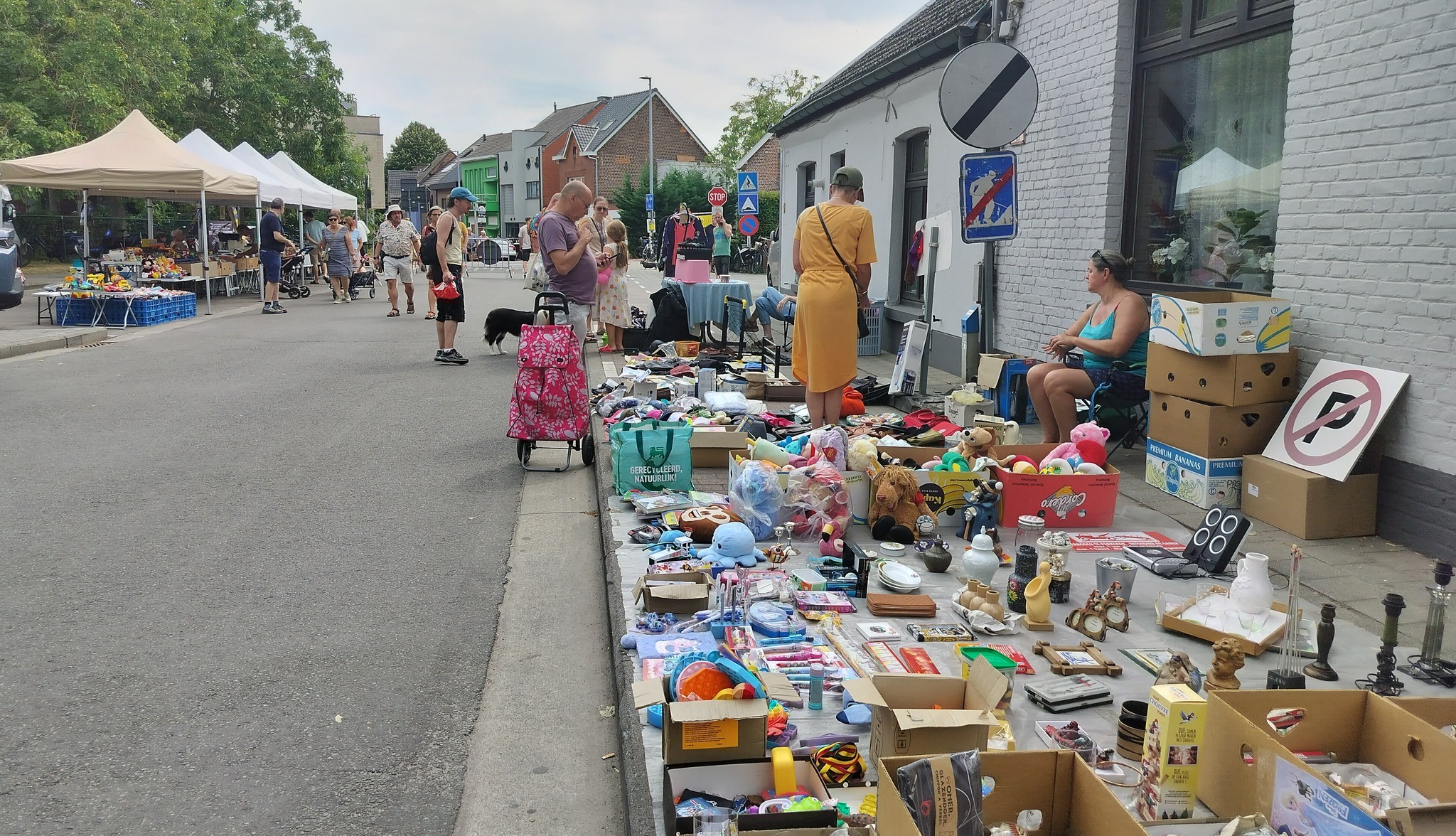 Vijftiende rommelmarkt lokt koopjesjagers naar Hofstade