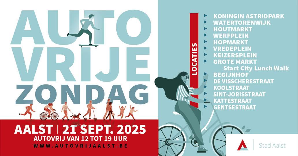 🚲 Autovrije Zondag in Aalst – 21 september 2025 🛴