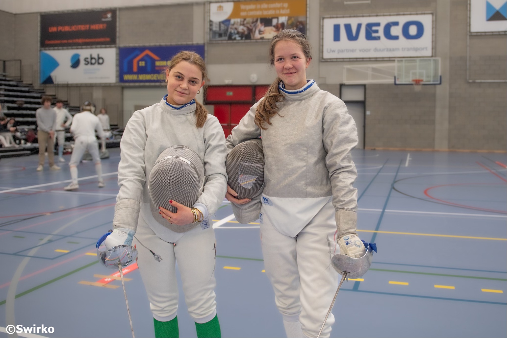 Scherma Aalst organiseerde zondag haar eerste succesvol tornooi in olympisch schermen voor de Vlaamse Schermbond VSB.