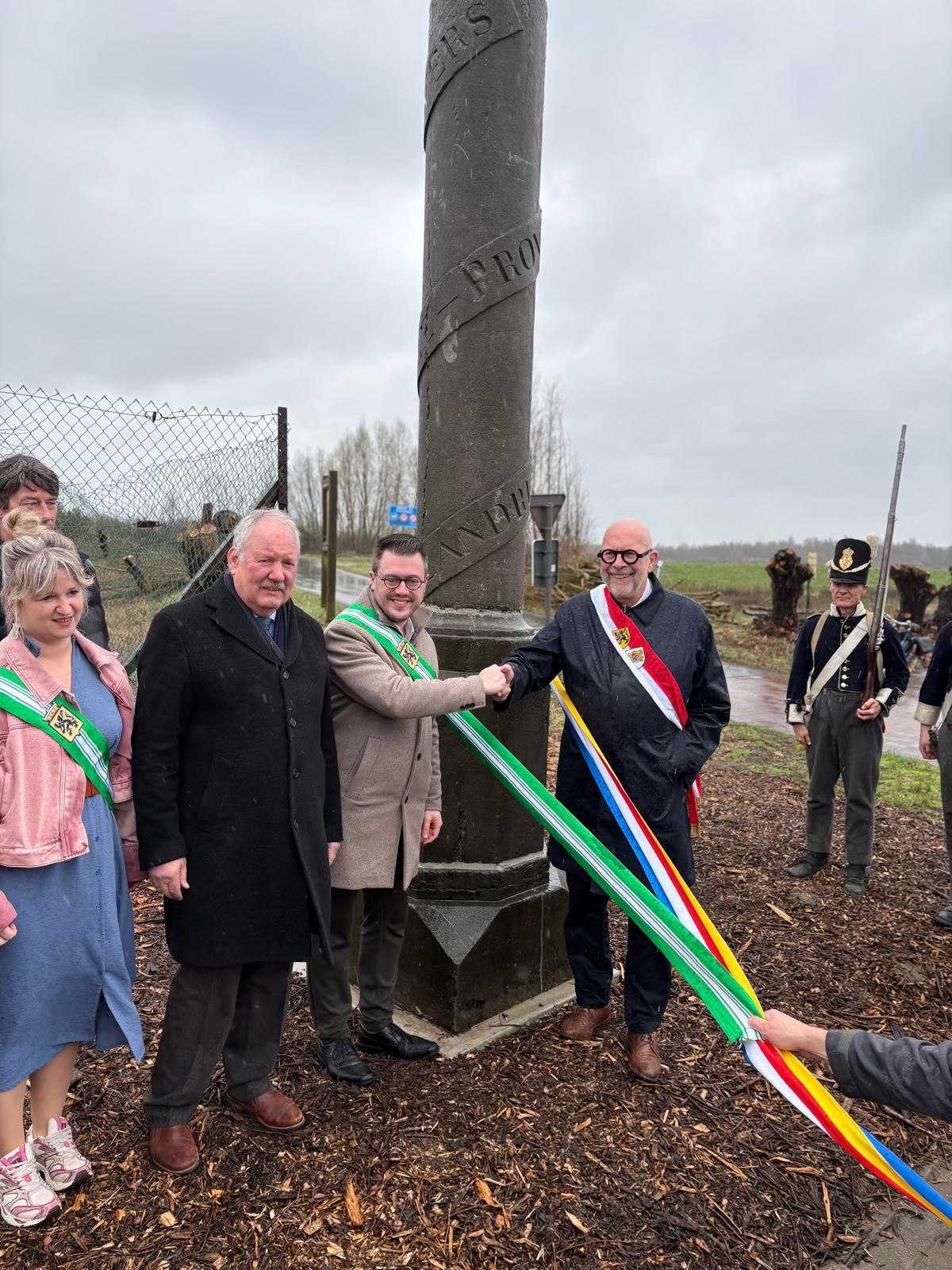 📍 Nieuwe provinciegrens Oost-Vlaanderen – Antwerpen officieel ingehuldigd!