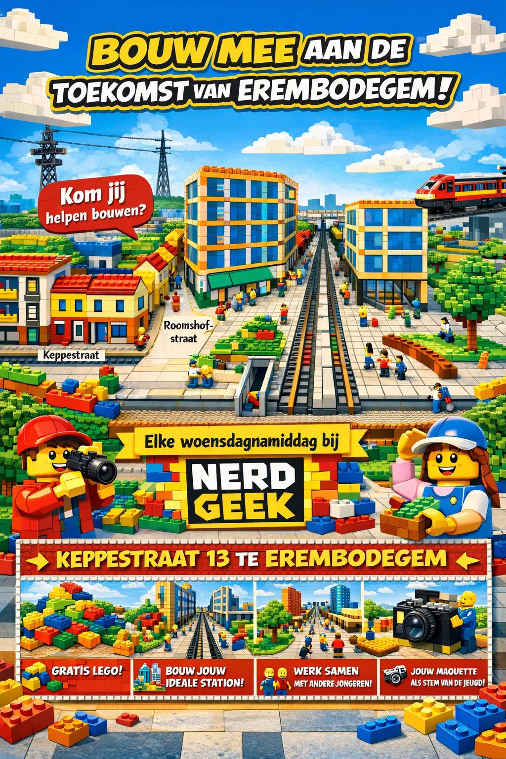 Burgerplatform zet Lego in om bewoners te betrekken bij stationsplannen 🏗️🚉