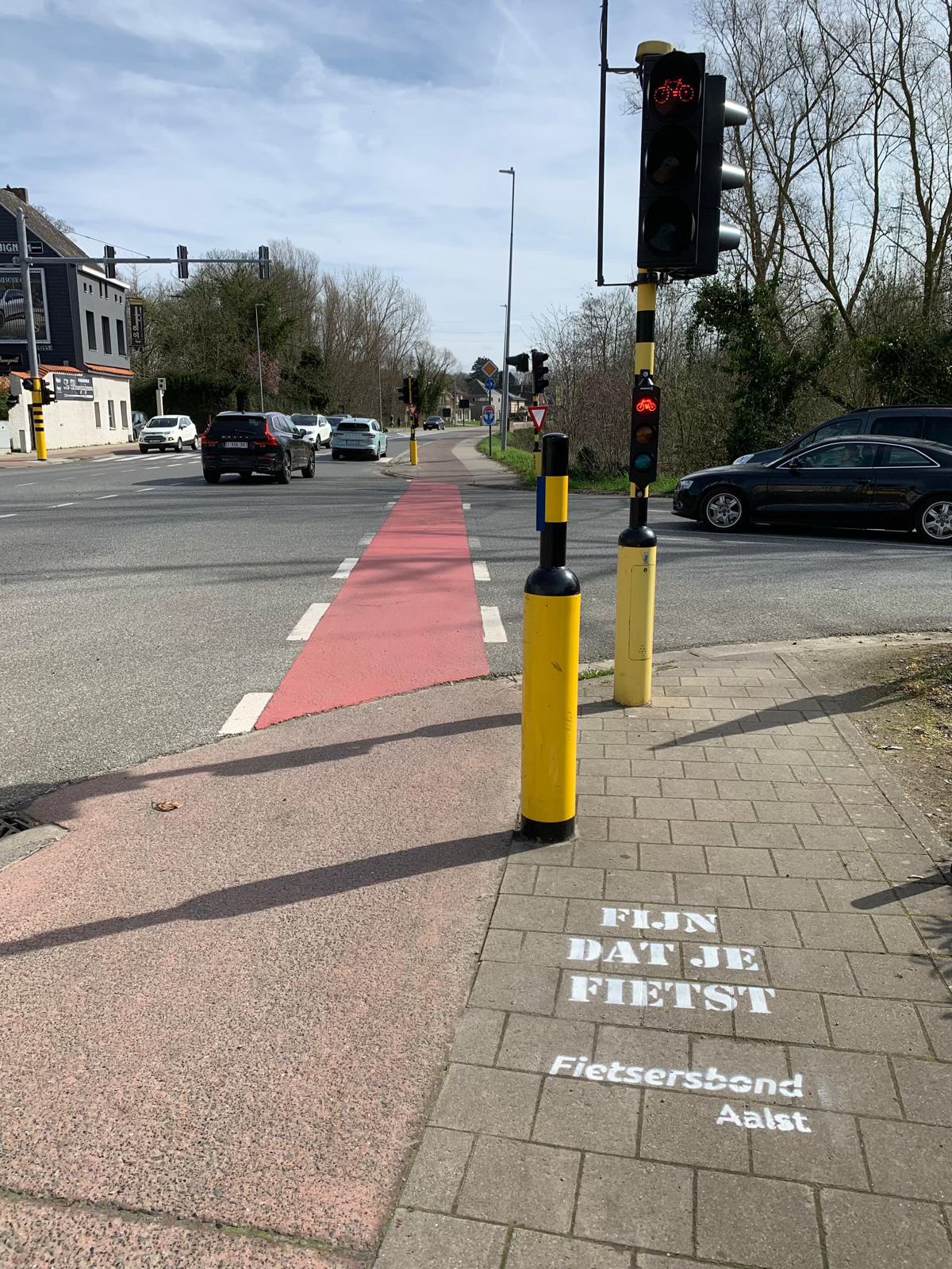 🚲 Op deze Nationale Applausdag voor Fietsers zet Vooruit Aalst en de Fietsersbond Aalst alle fietsers in de bloemetjes.