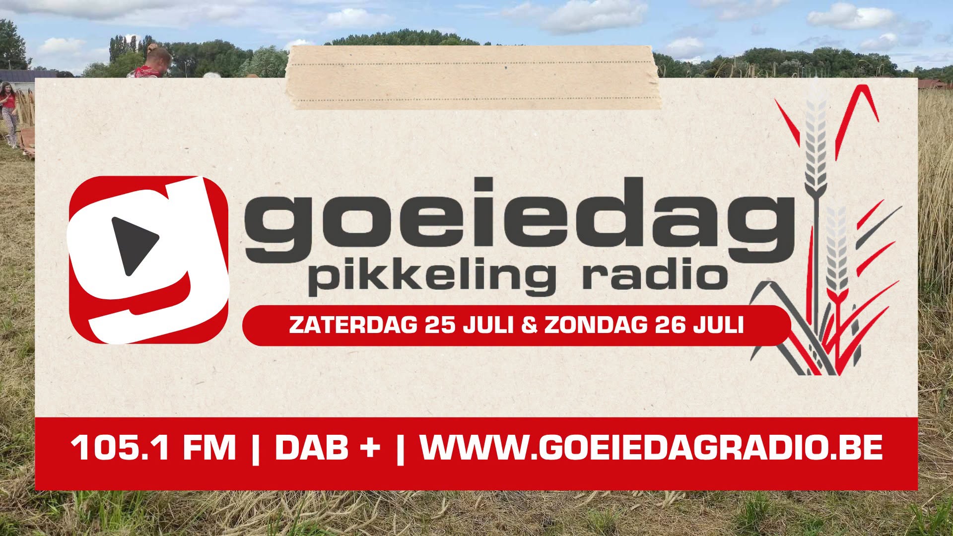 🌾 Goeiedag Radio LIVE op De Pikkeling! 🎙️