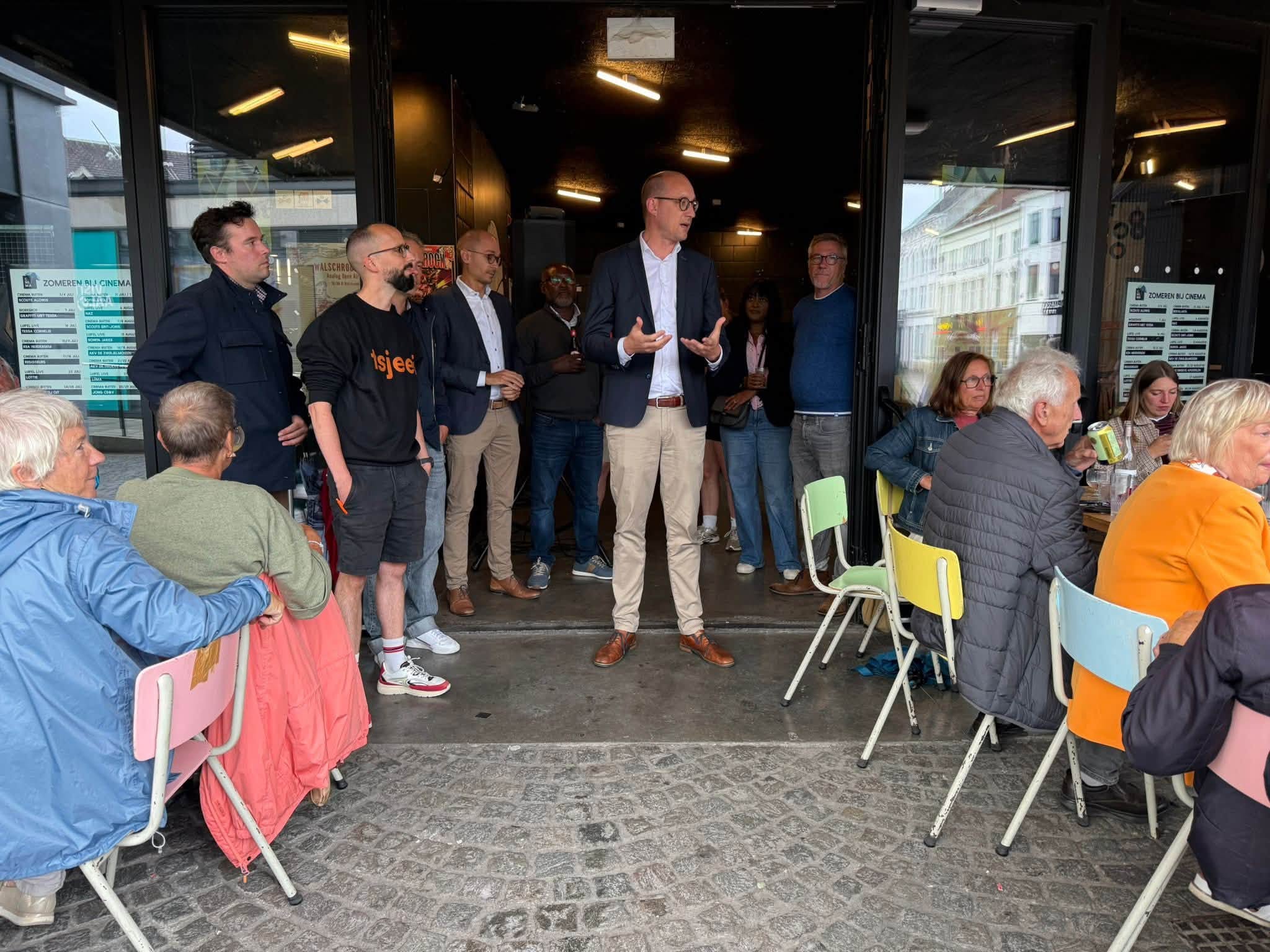 Vice-eersteminister Van Peteghem te gast op zomerbar van CD&V Aalst