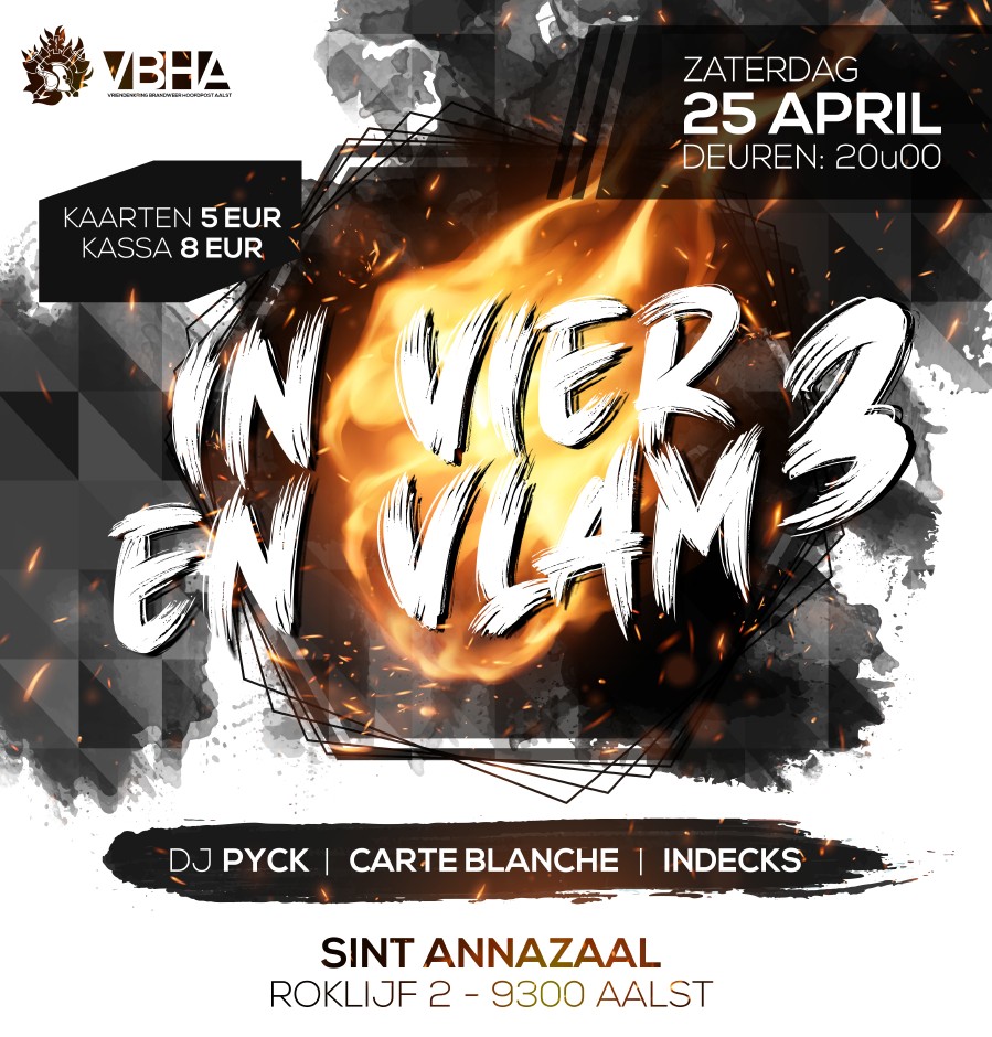 🔥 Pompiersbal “In Vier En Vlam 3” keert terug naar Aalst 🔥