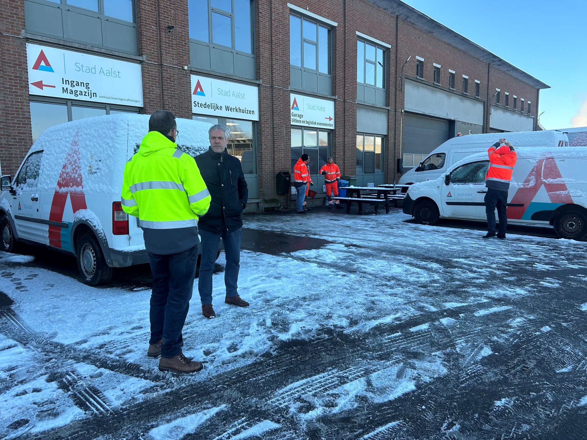 Winterdienst Aalst al vijf dagen onafgebroken in actie ❄️🚜