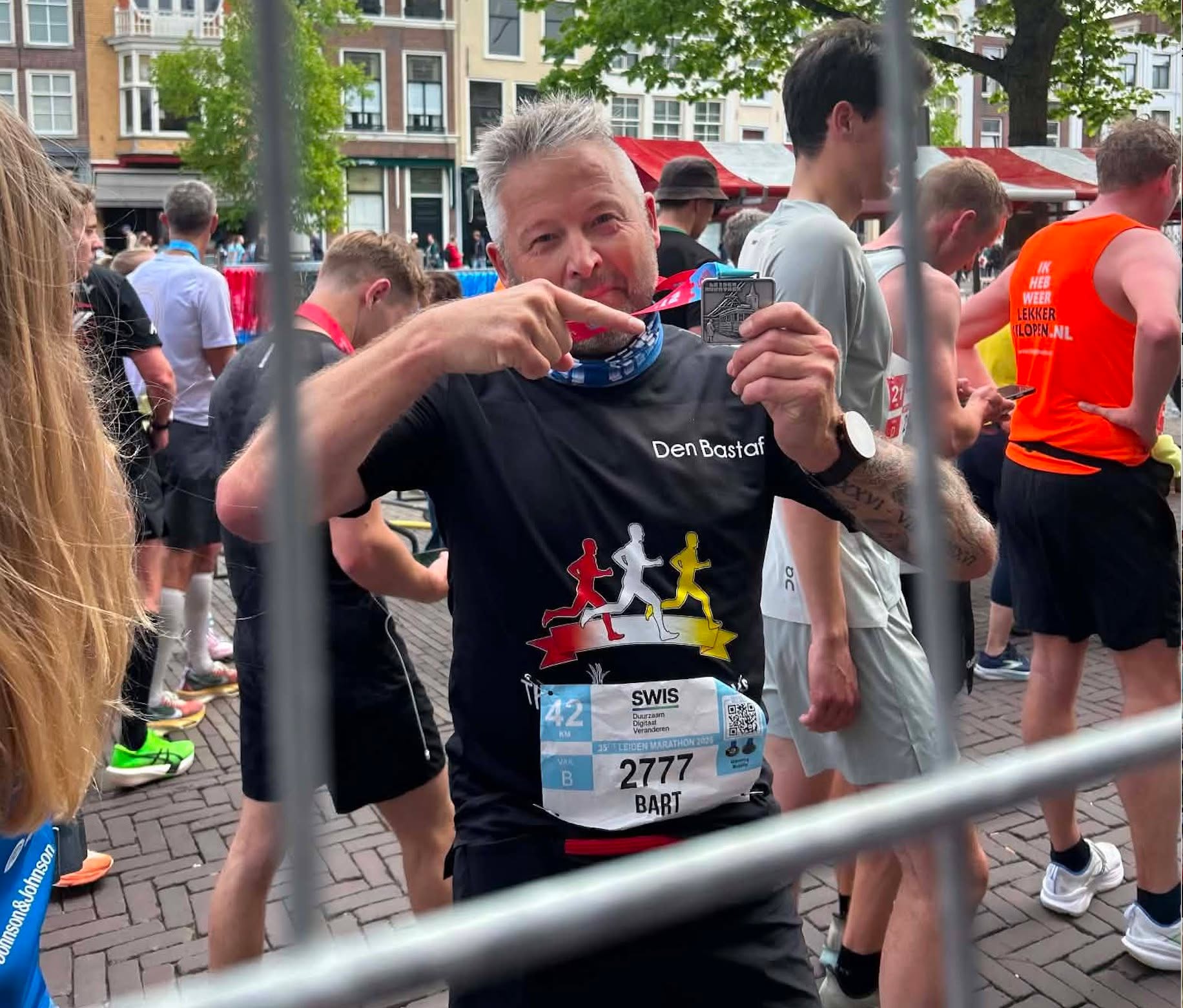 📰 Leiden – Sterke prestatie voor Bart Van Biesen tijdens de Marathon van Leiden.