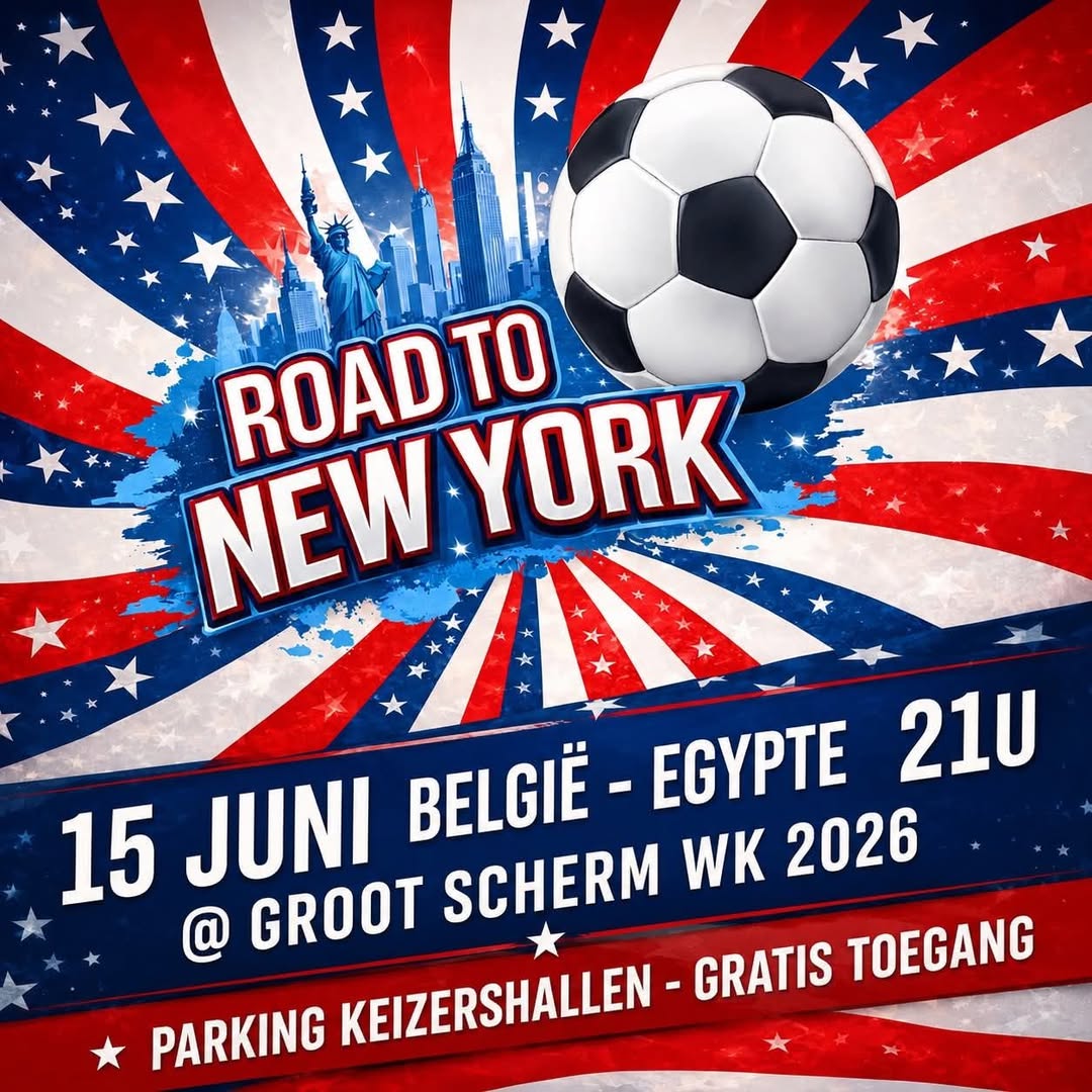 🇧🇪🔥 WK‑koorts in Aalst! Supportersdorp aan de Keizershallen is klaar! 🔥🇧🇪