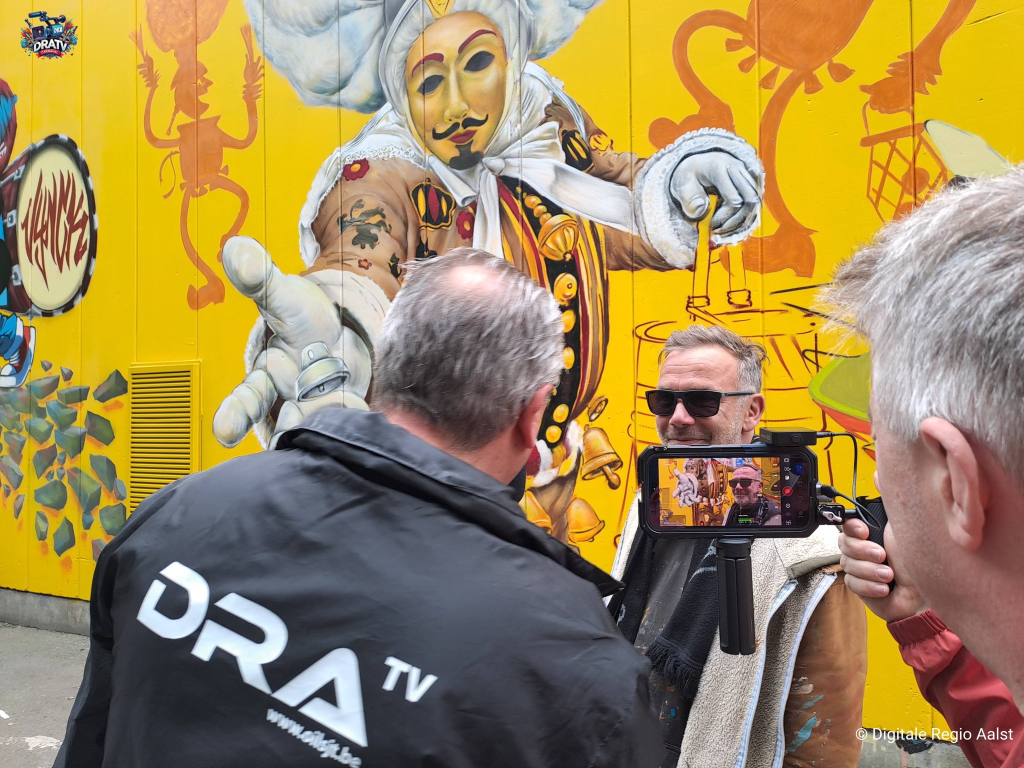 🎨✨ Nieuwe street art fleurt de werkhallen op in Aalst!