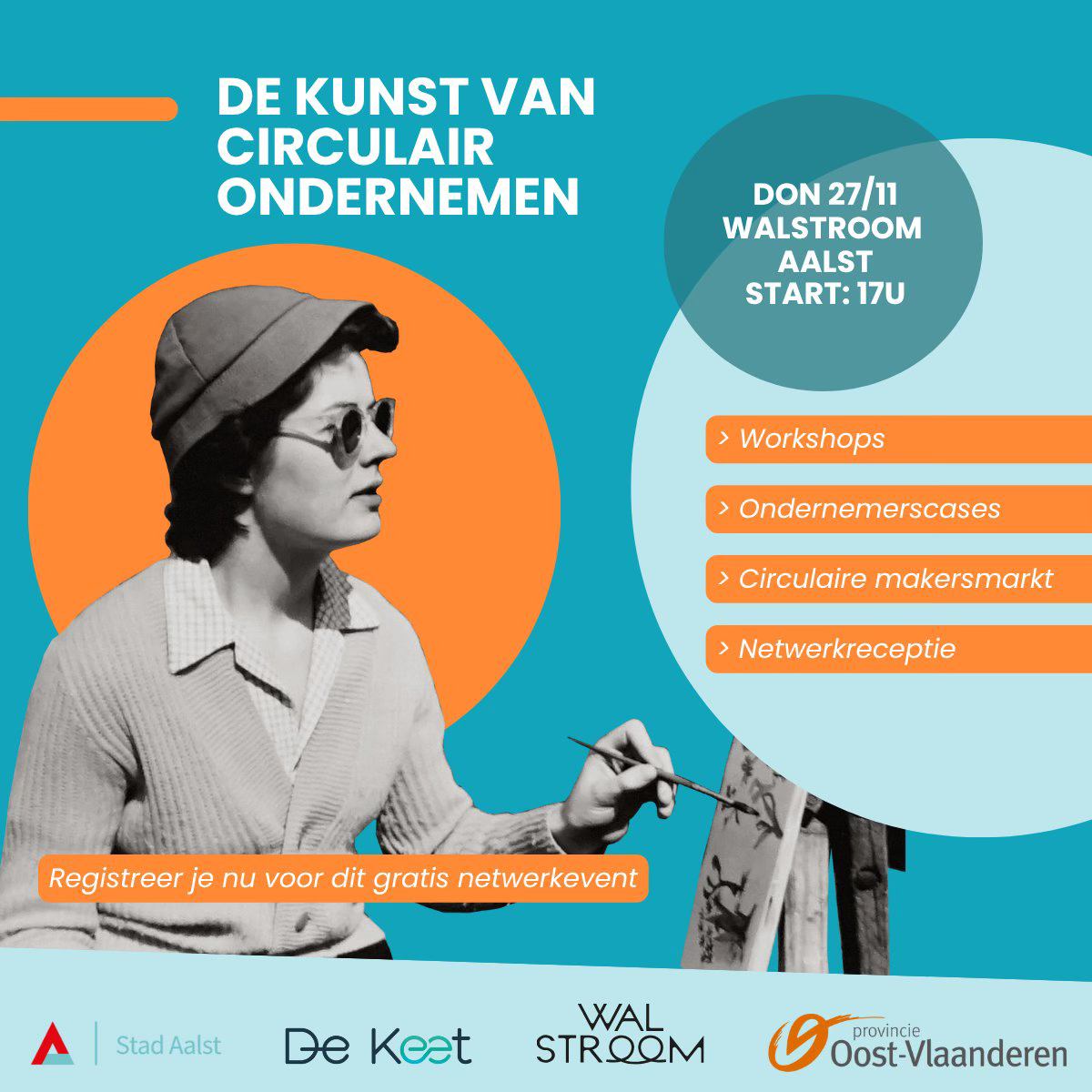 Laat je volgende week inspireren door de circulaire ambities van onze lokale ondernemers. Bepaal zelf welke activiteiten je wil meepikken uit het afwisselend festivalprogramma. Luisteren, meedenken of gewoon even proeven van wat er leeft, het kan allemaa…