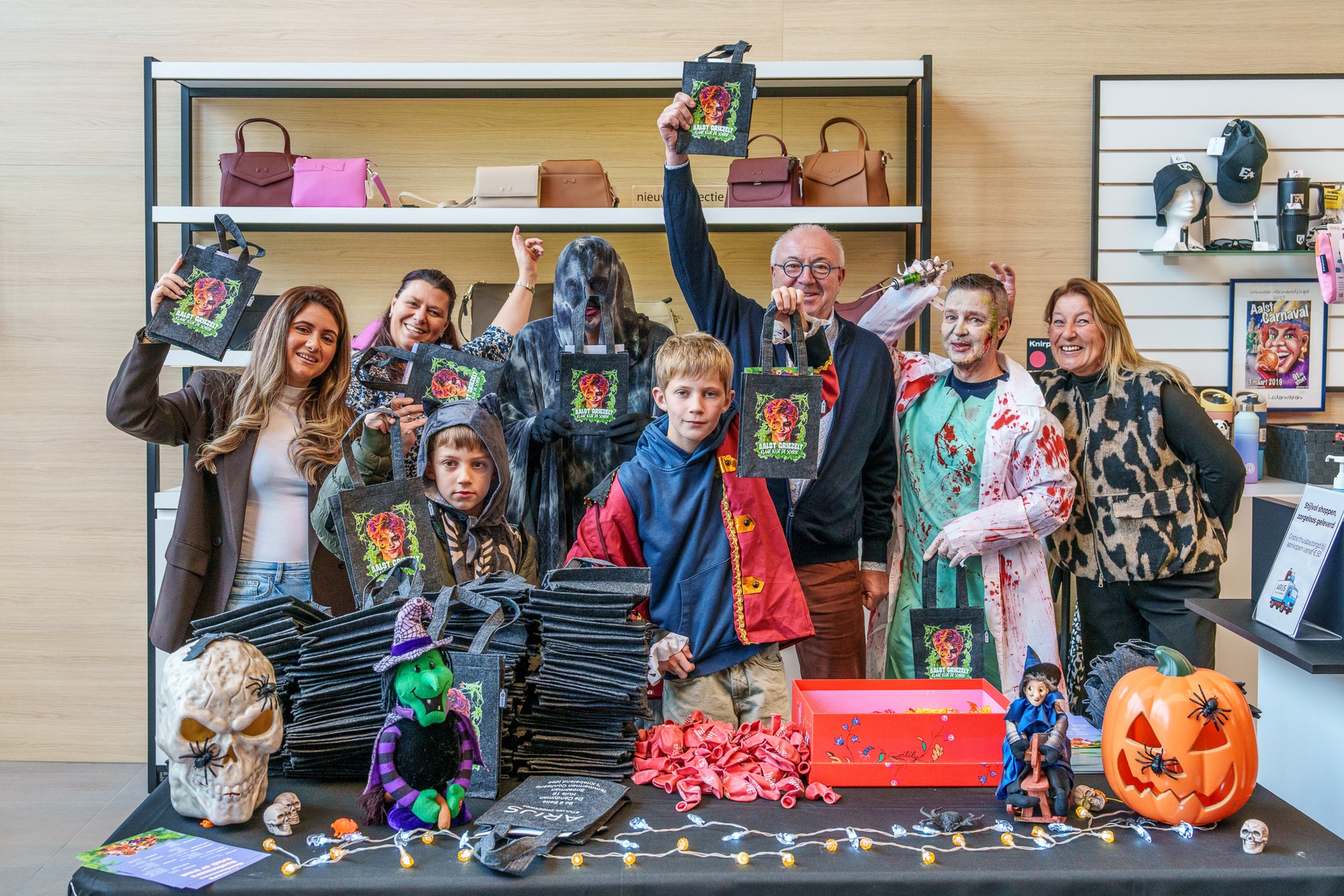 Griezels, snoepjes en 500 kleine monstertjes in Aalst