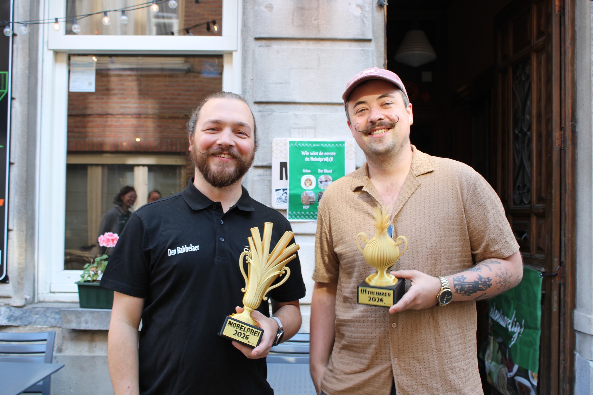 ProVeg Aalst reikt eerste Nobelprei uit aan café Den Babbelaer
