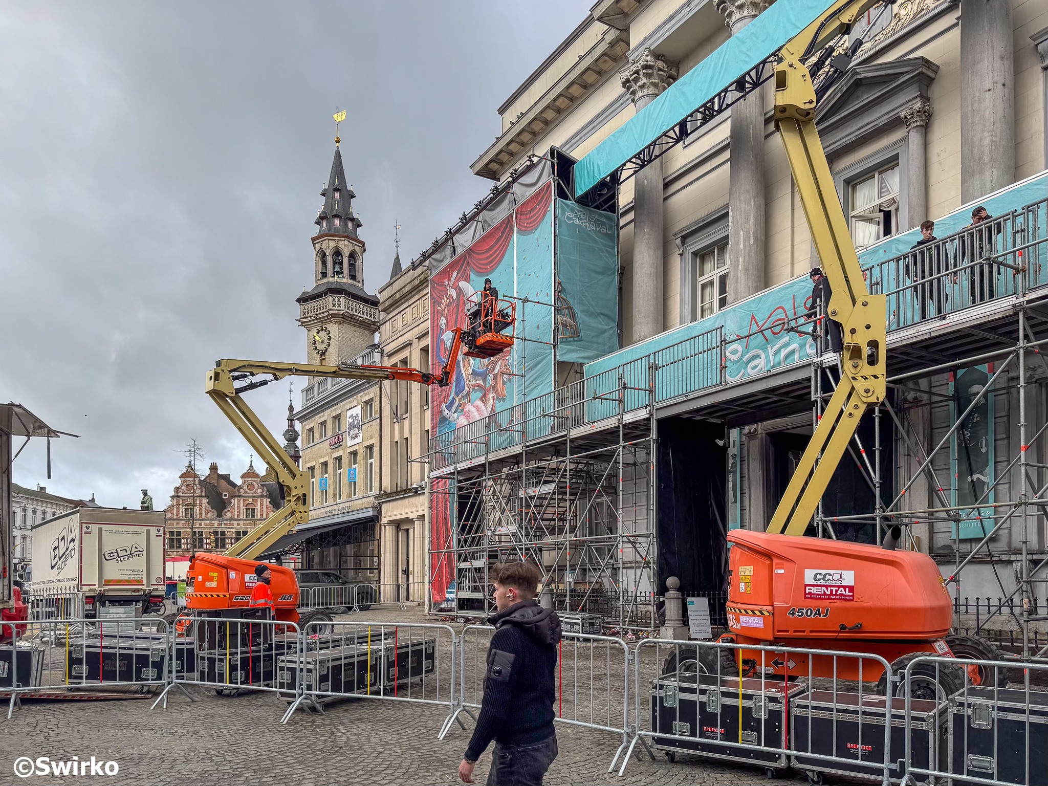 🎡🎭 De afbraak van de Winterfoor is gestart.