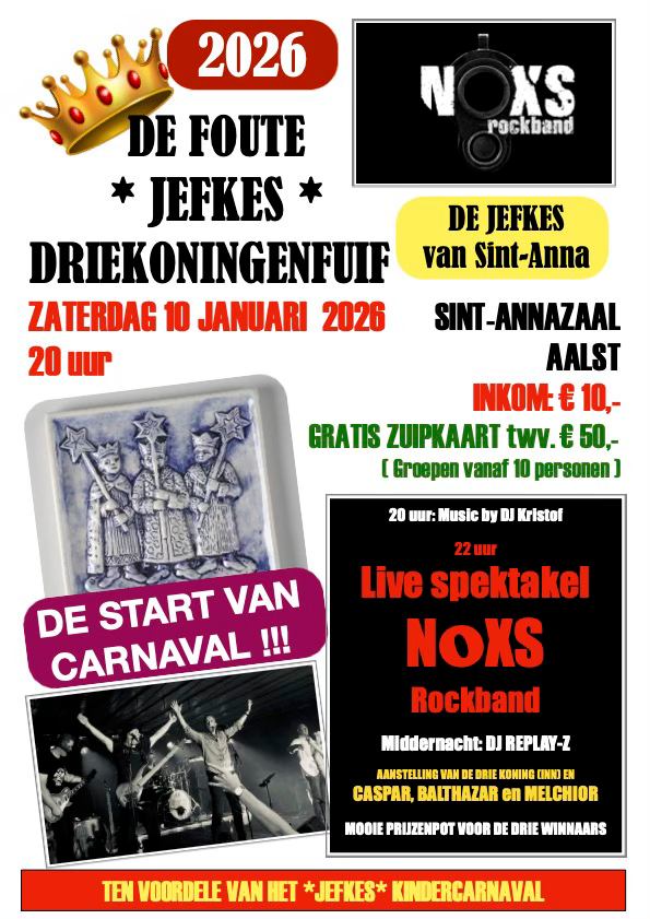 Driekoningenfeest luidt opnieuw carnaval in Aalst in 🎭👑