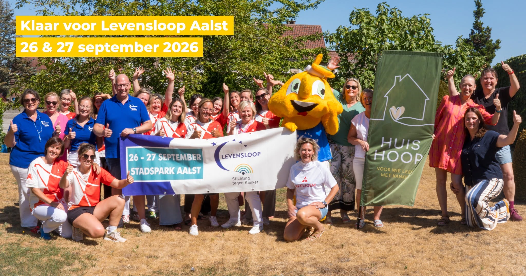 Team AZORG zet zich 24 uur lang in voor Levensloop Aalst