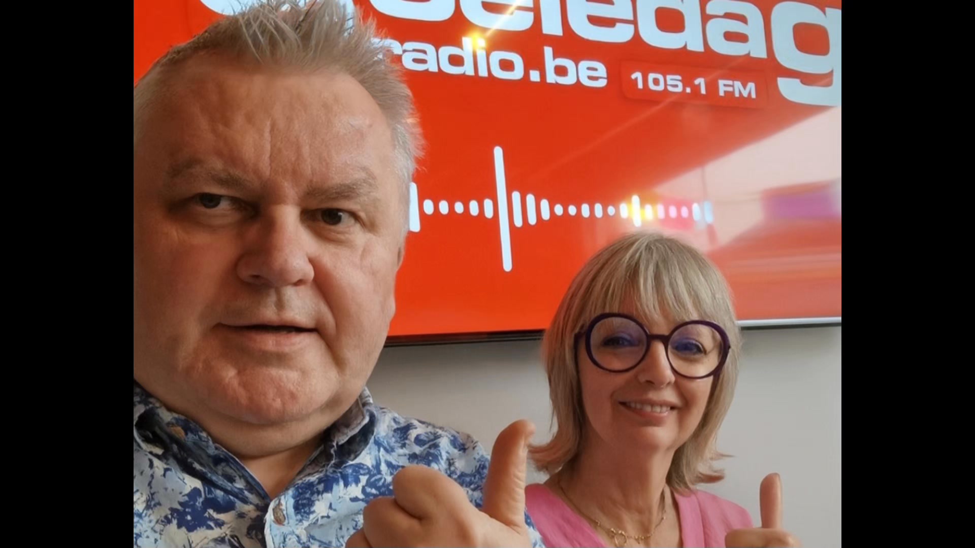 Sven Van Keymeulen Sport Aalst en schepen van sport Matthias De Ridder te gast in de studio met Sabine en Jasper