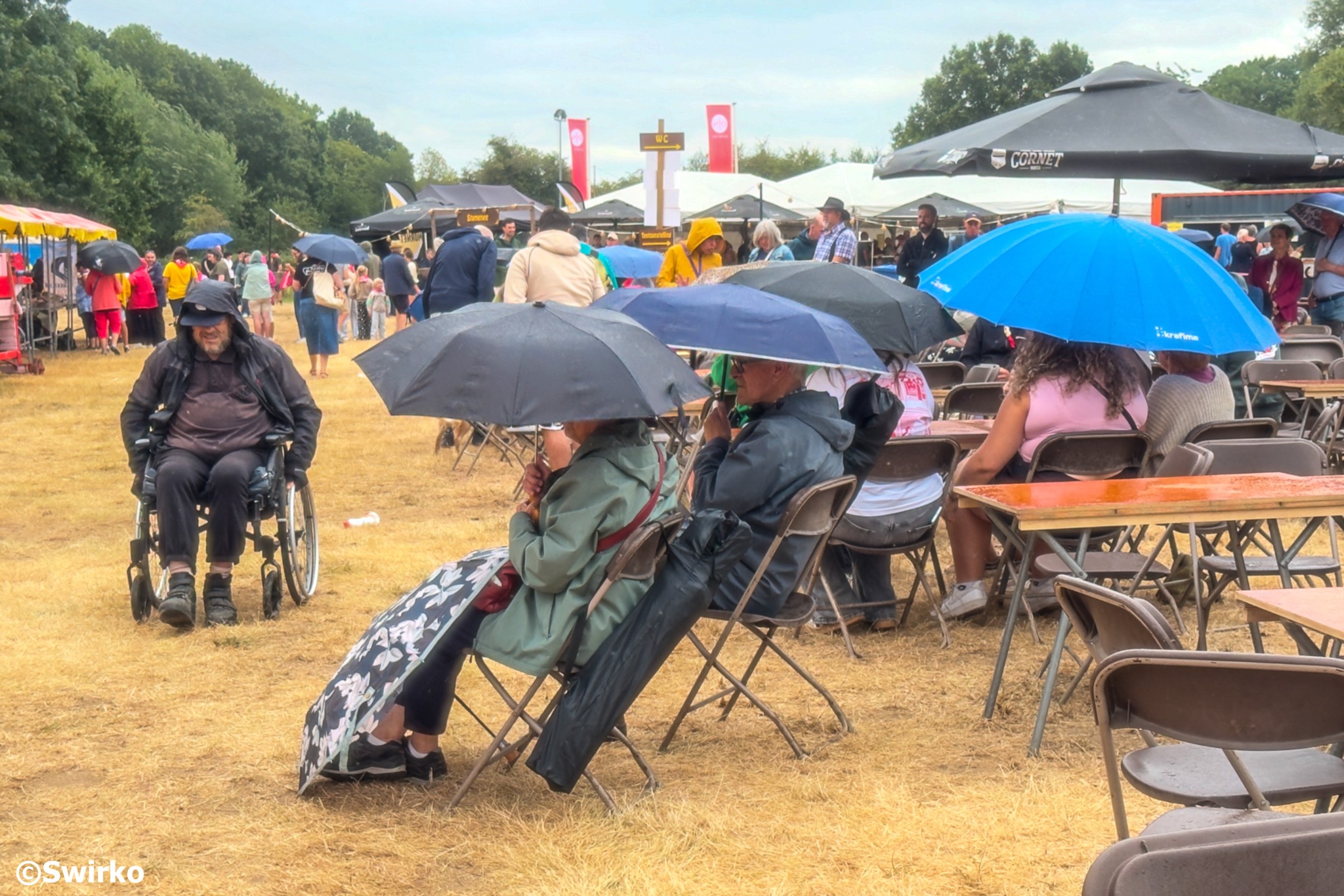 Regenbuien kunnen enthousiasme op tweede dag van de Pikkeling niet temperen
