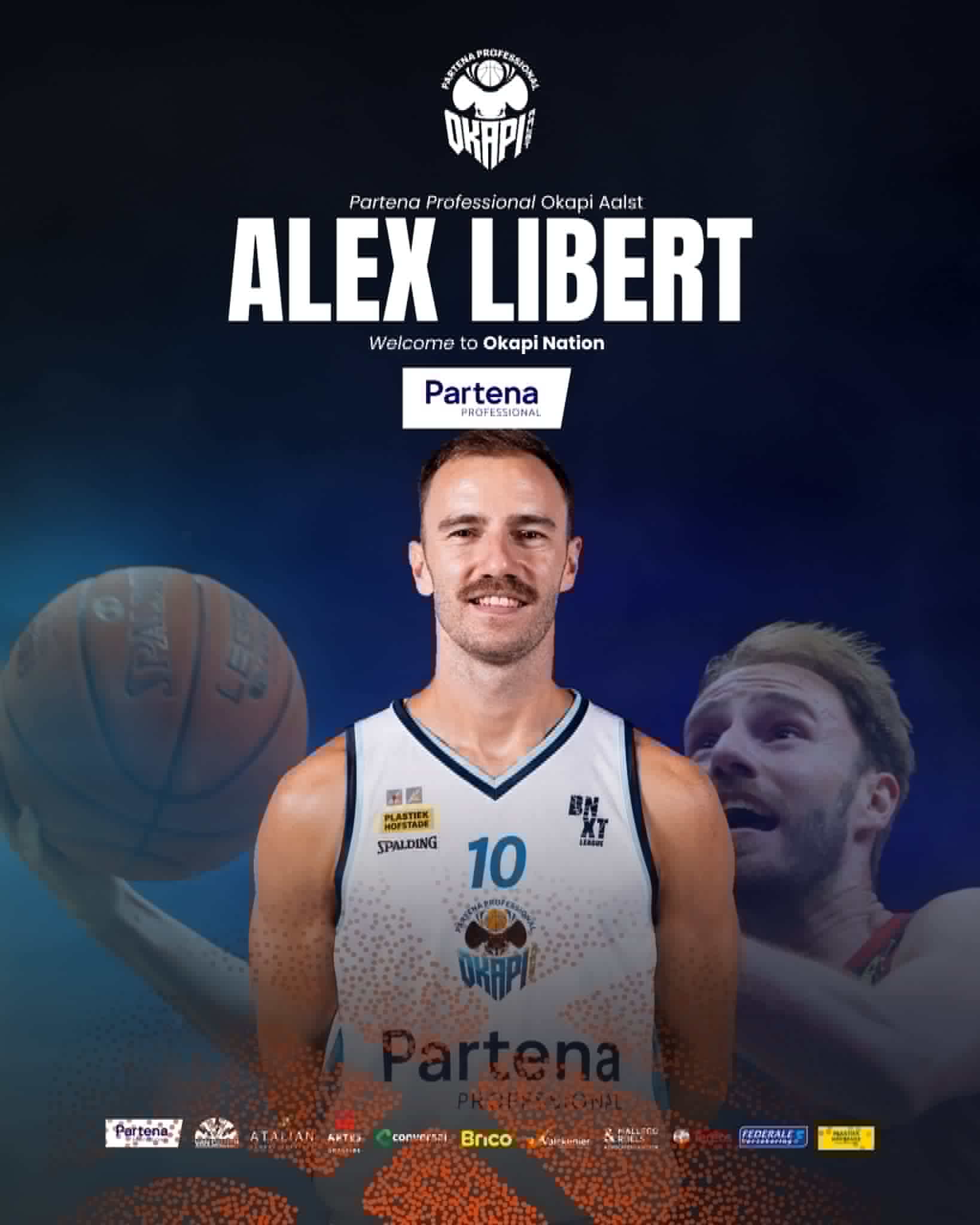 🏀 Okapi Aalst strikt ervaren Belgian Lion Alexandre Libert: “Geboren leider voor nieuw tijdperk”