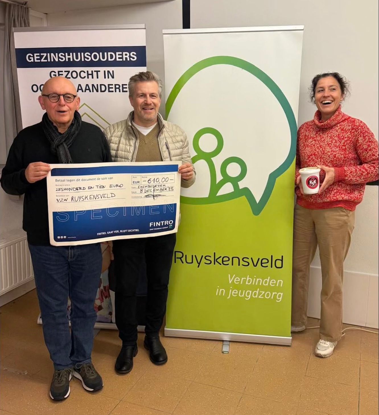KSK Erembodegem schenkt opbrengst soepverkoop aan vzw Ruyskensveld 🥣❤️