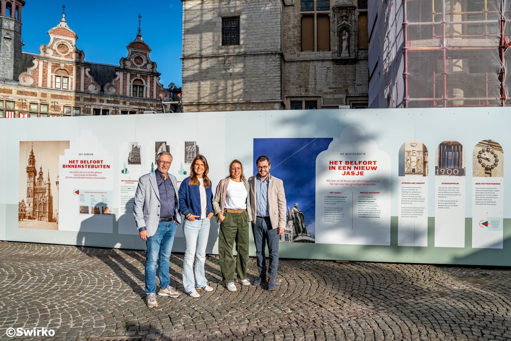 🔔 Aalsters Belfort krijgt laatste restauratieboost: dakruiter tijdelijk verwijderd en nieuwe beleving in de steigers