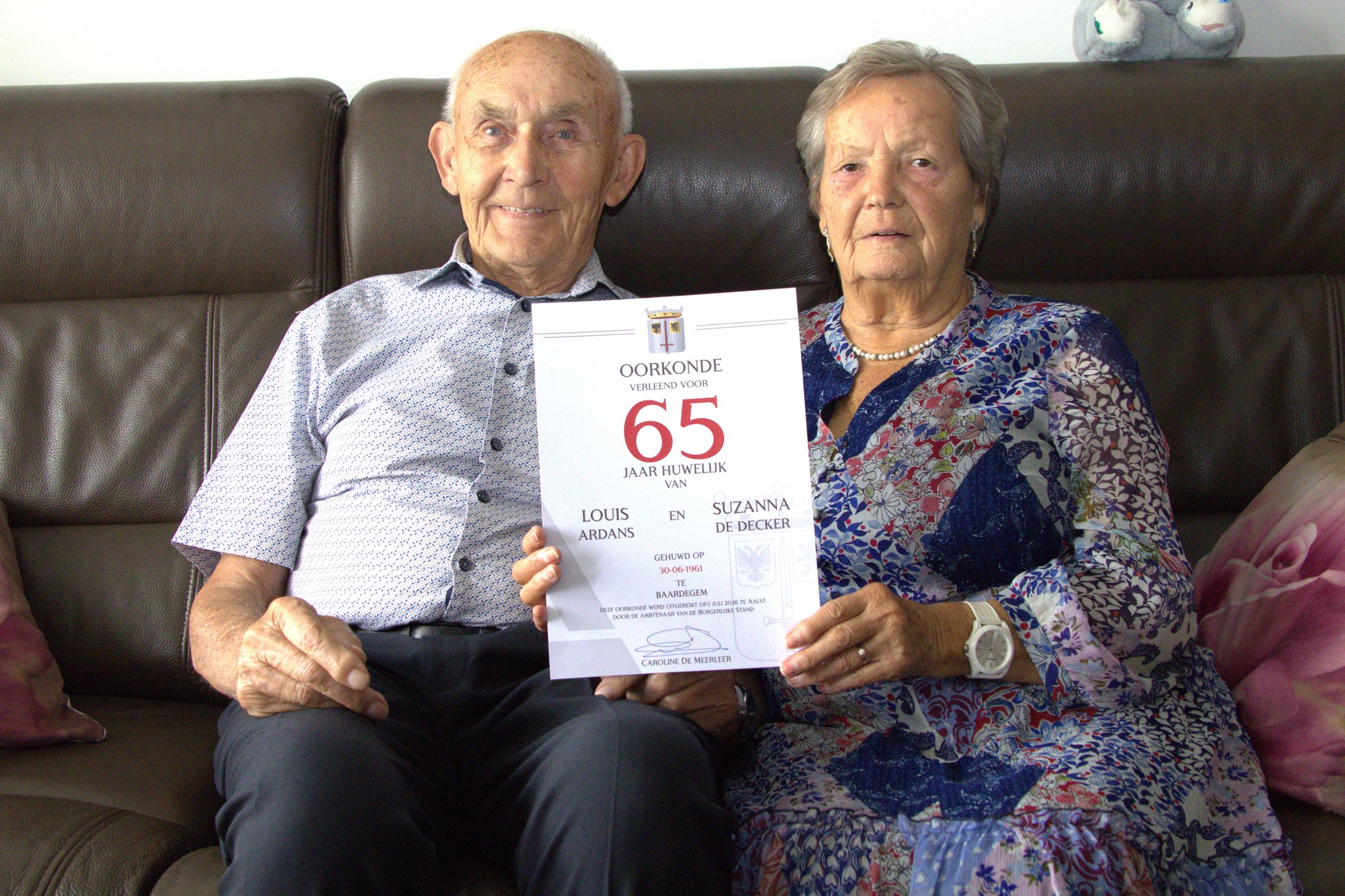 💎 Briljanten jubileum voor Louis en Suzanne in De Kaalberg