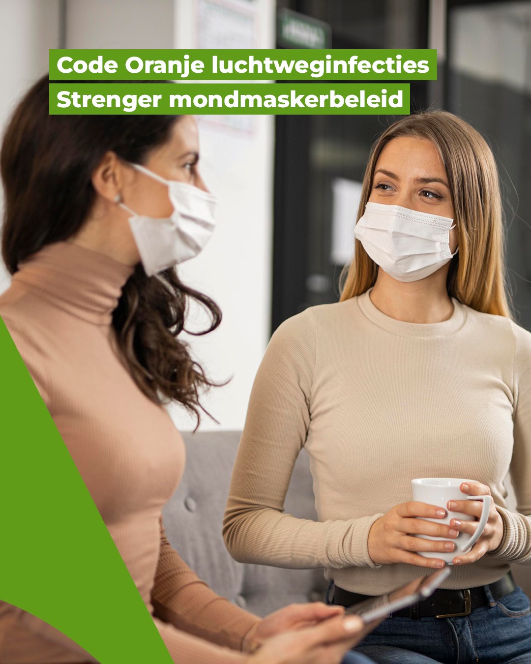 🟠 Code Oranje: strenger mondmaskerbeleid bij AZORG