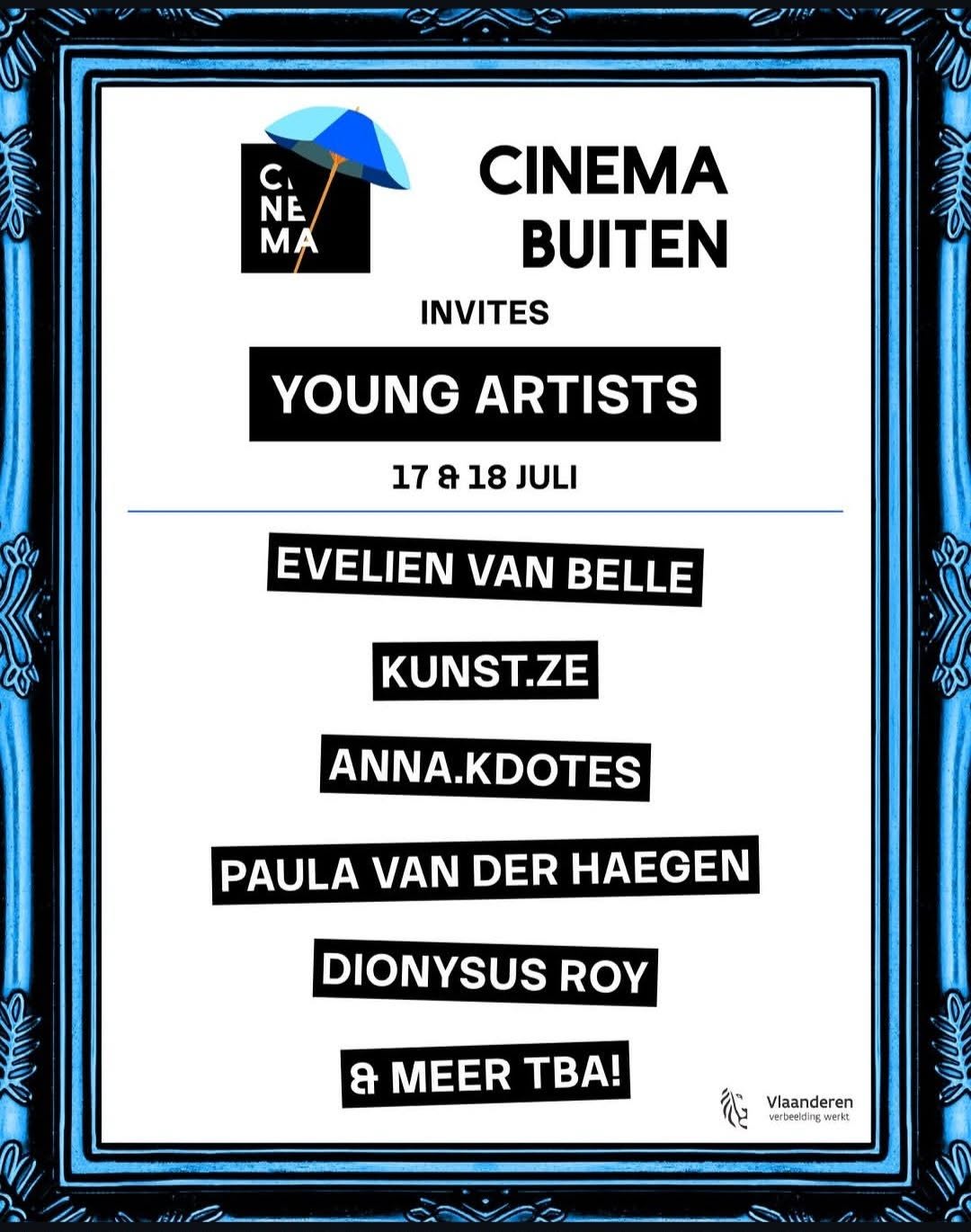 🎨 Jonge kunstenaars palmen Cinema in tijdens tweedaagse expo
