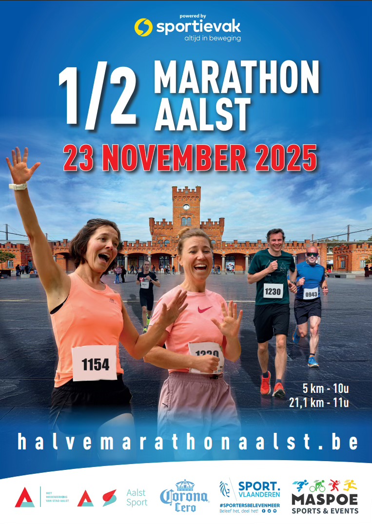 🏃‍♂️ De Halve Marathon komt naar Aalst! 🏃‍♀️