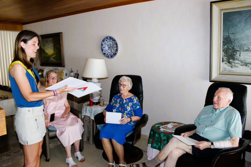Verrassingsfeest voor Achiel en Celina na 65 jaar huwelijk