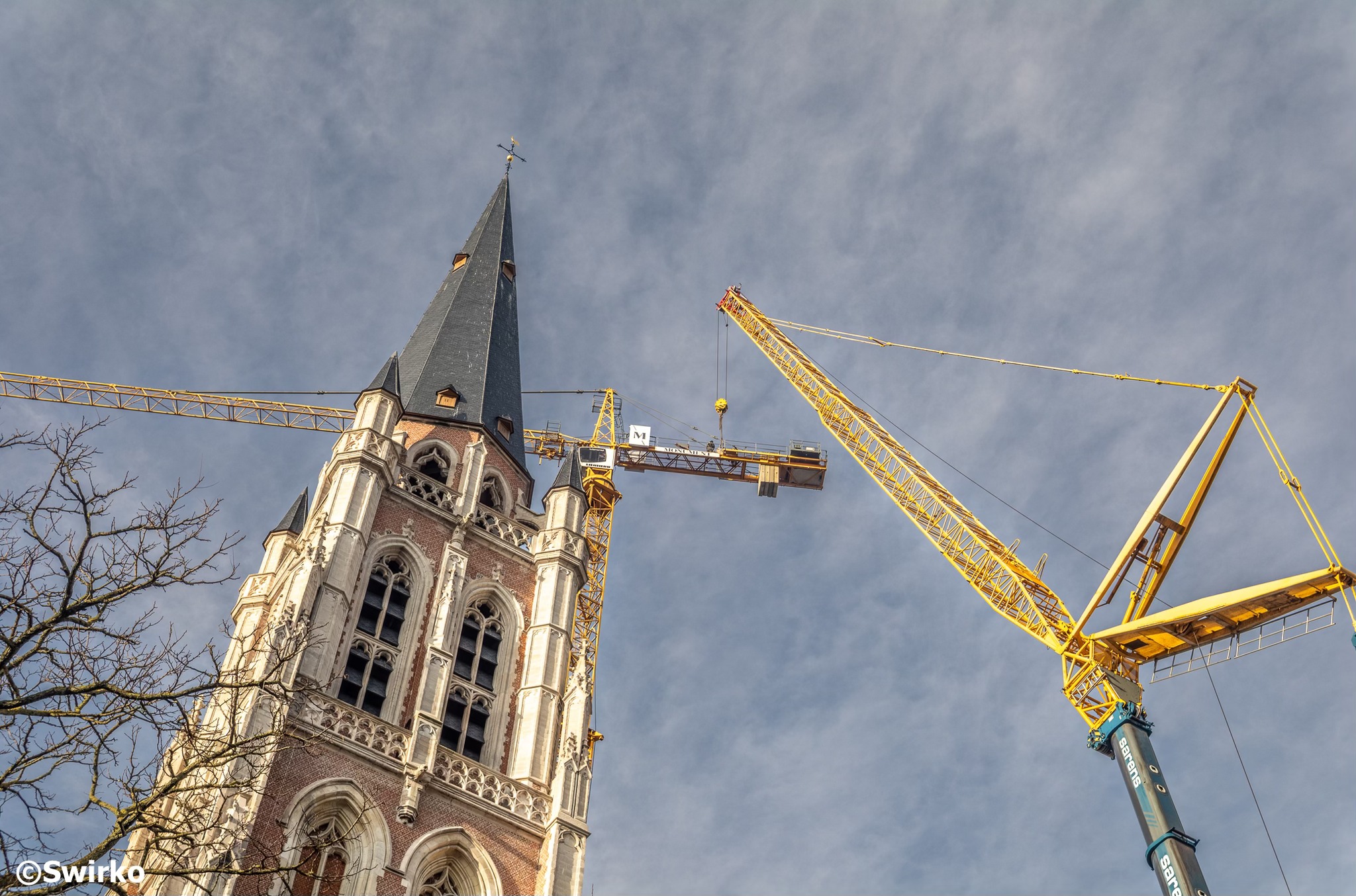 Plaatsing torenkraan markeert start tweede restauratiefase Sint-Jozefkerk 🏗