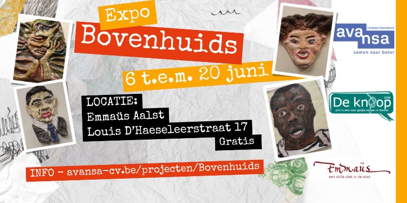 🎨 Expo BOVENHUIDS: Verhalen tegen discriminatie en racisme in beeld