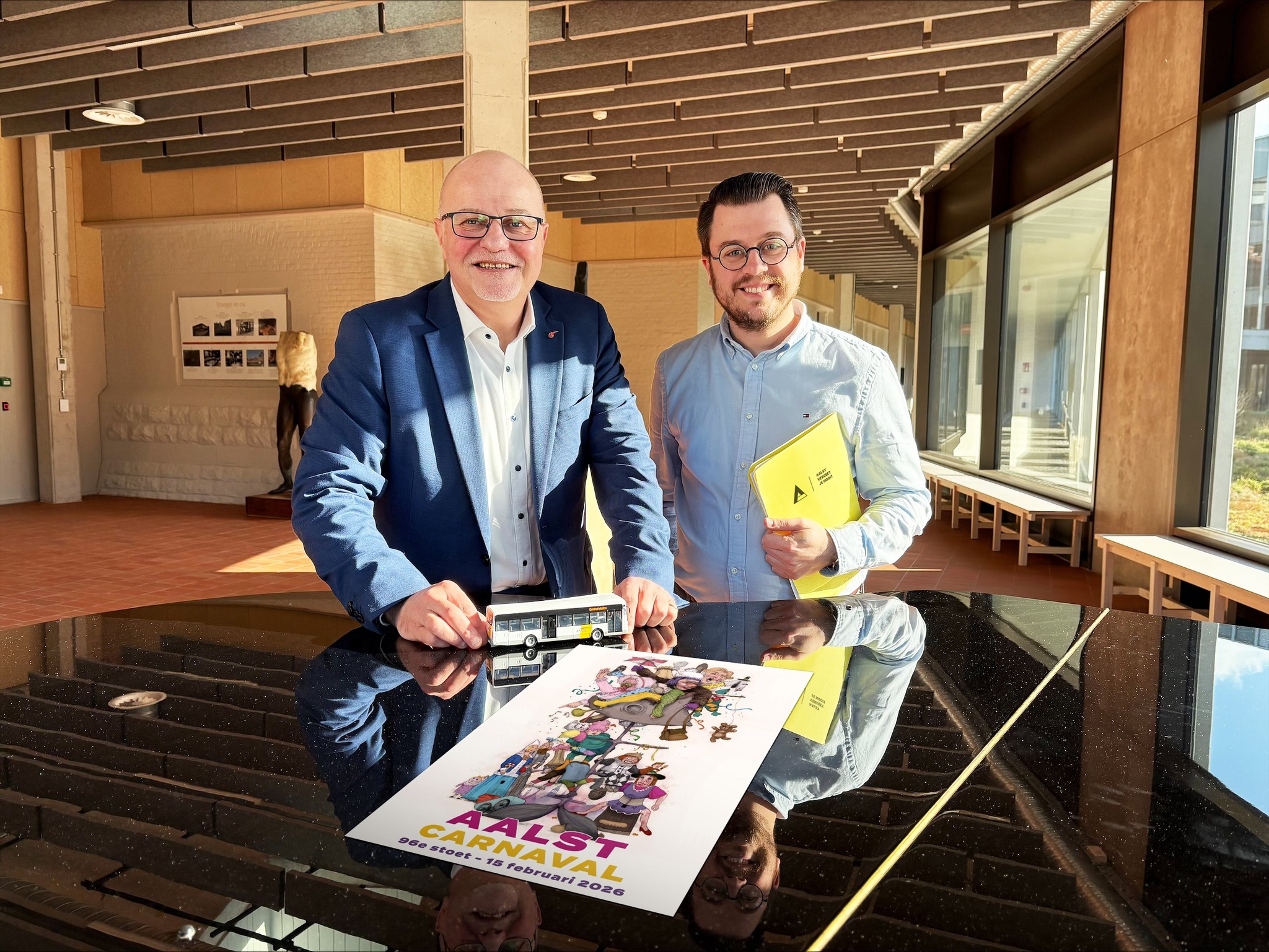 🚌🎭 Provincie steunt duurzame mobiliteit tijdens Aalst Carnaval