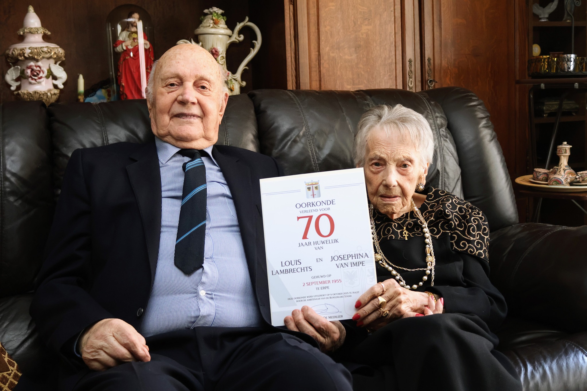 💍 Platina jubileum voor Louis en Josephina: “We zorgen goed voor elkaar, maar lachen ook veel”