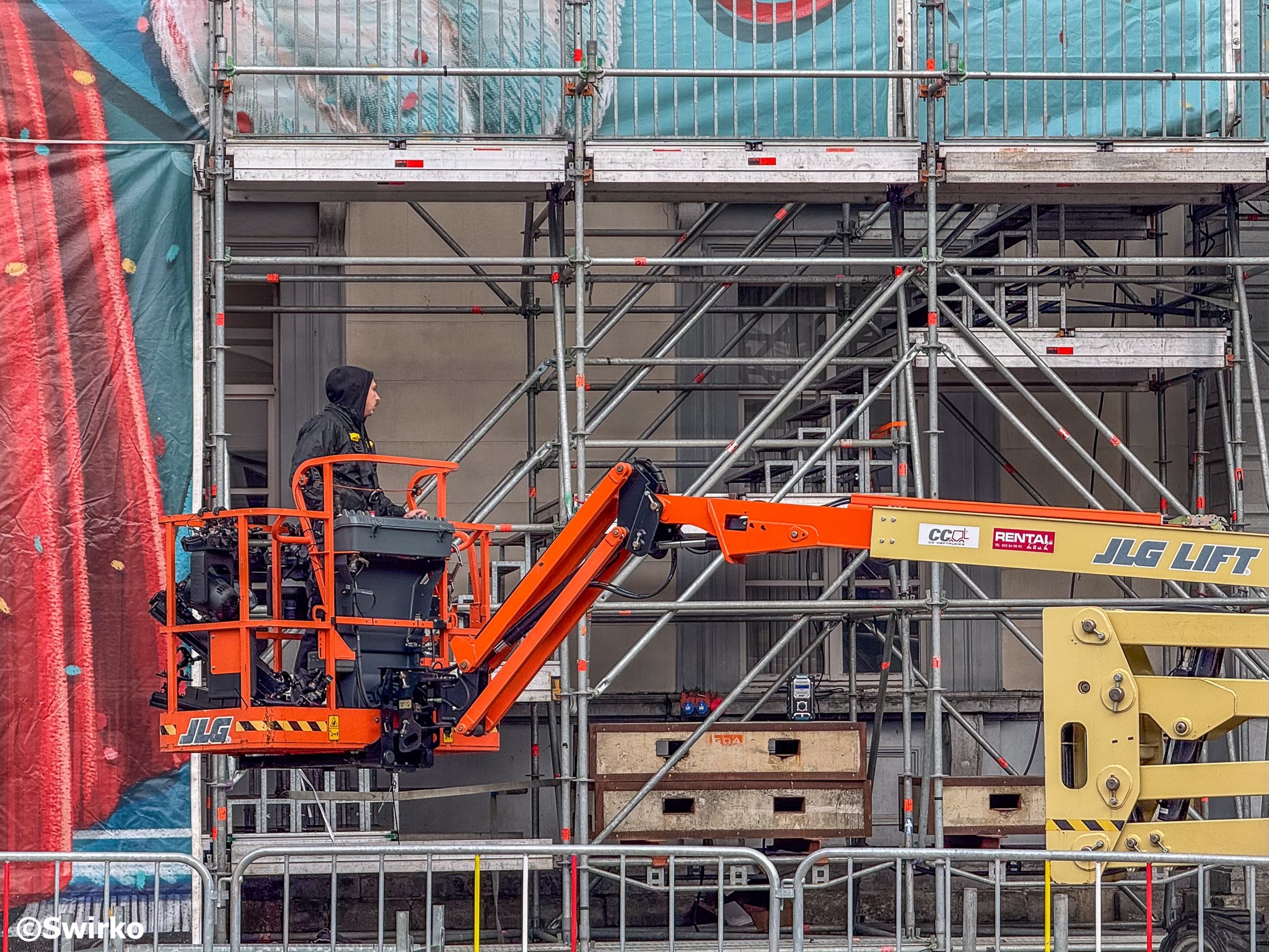 🎡🎭 De afbraak van de Winterfoor is gestart.
