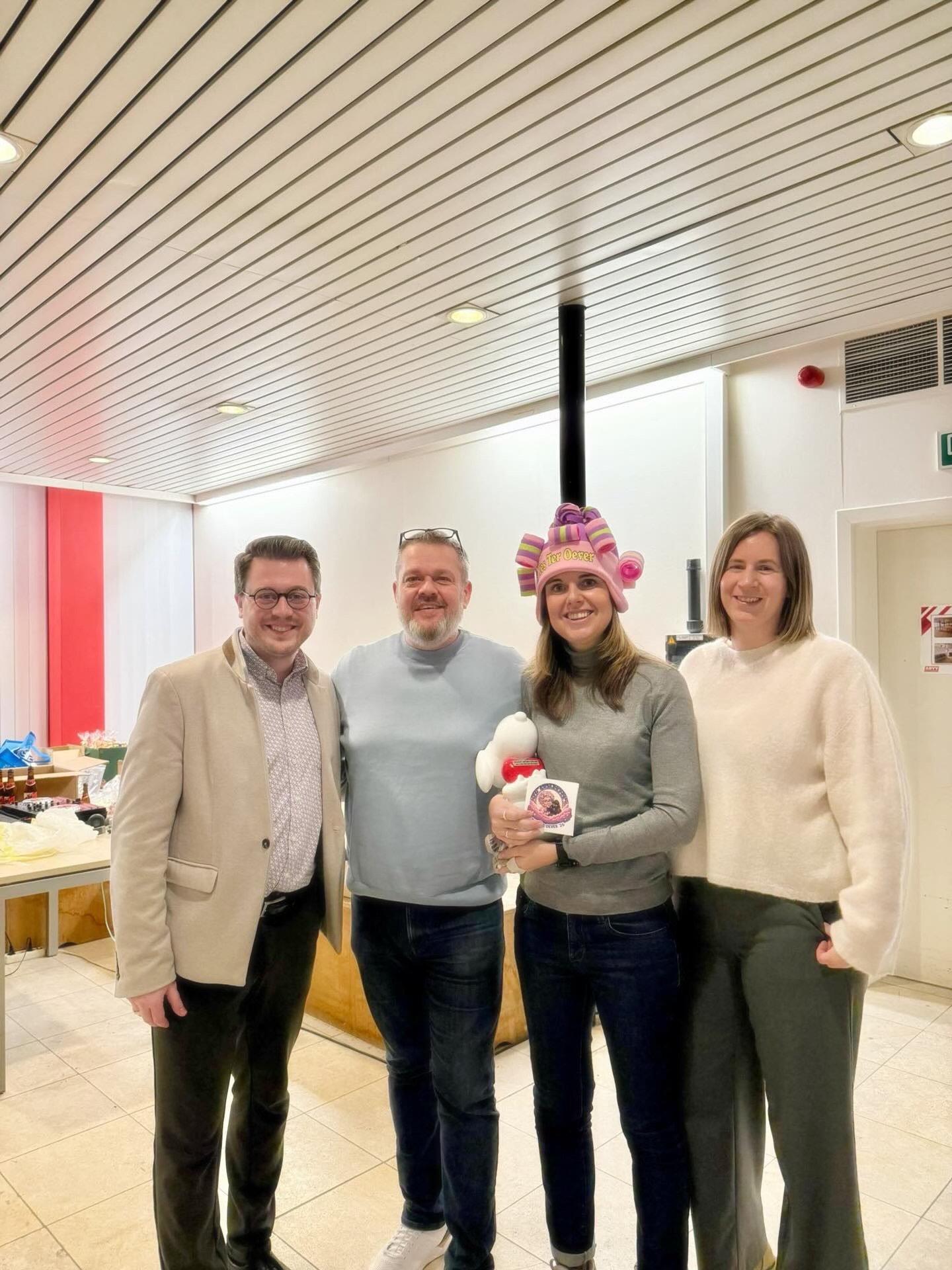 Caroline De Meerleer (N-VA) kijkt trots mee 🥳