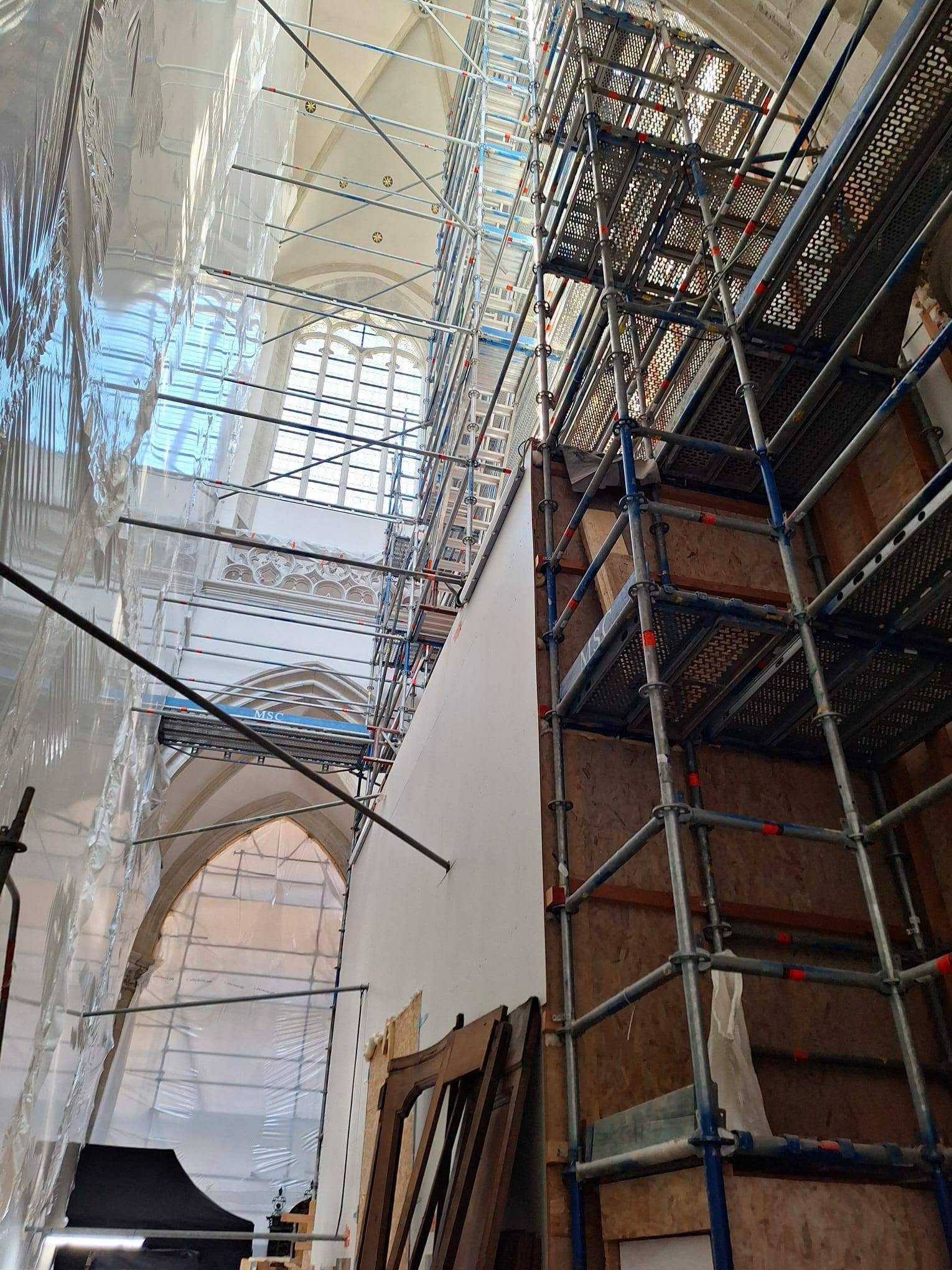 Restauratie Sint-Martinuskerk Aalst gaat snel vooruit