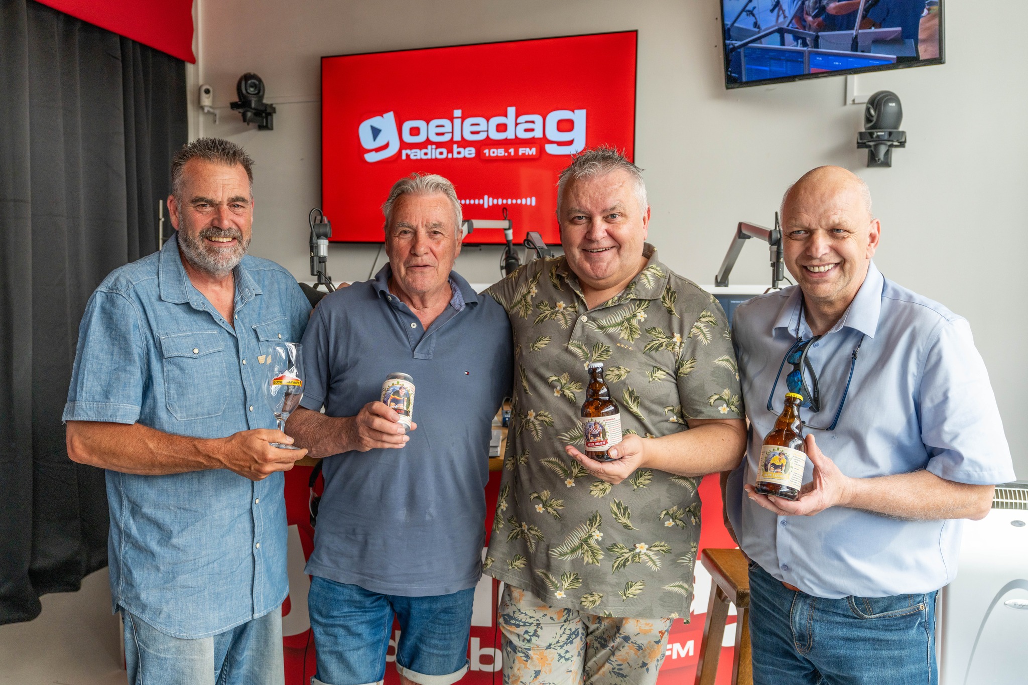 🍺🚴 Lucien Van Impe stelt jubileumbieren voor in de uitzending van Jasper Coek op Goeiedag Radio