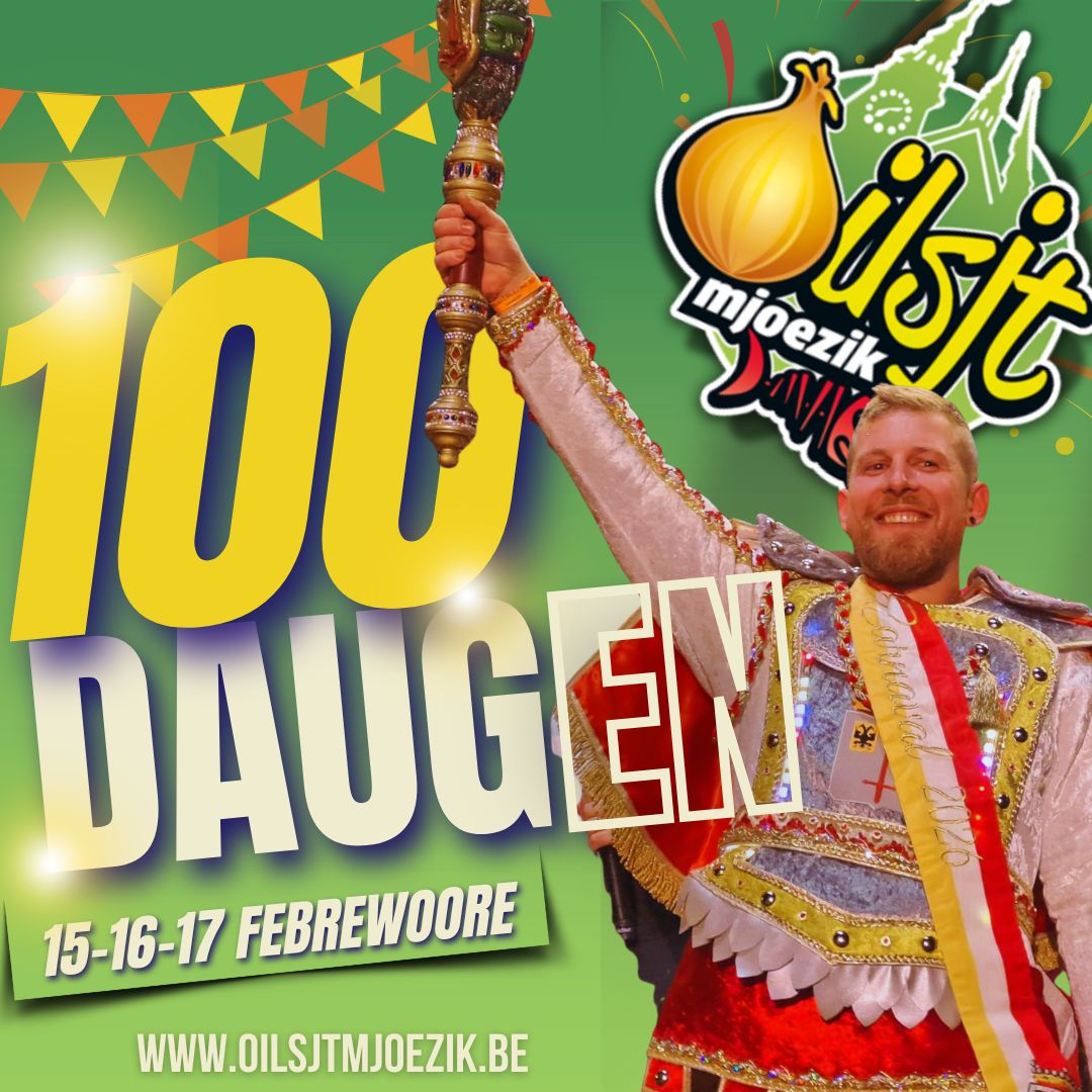 Nog 100 daugen en Oilsjt zitj op zèn peerd!🐎🎡