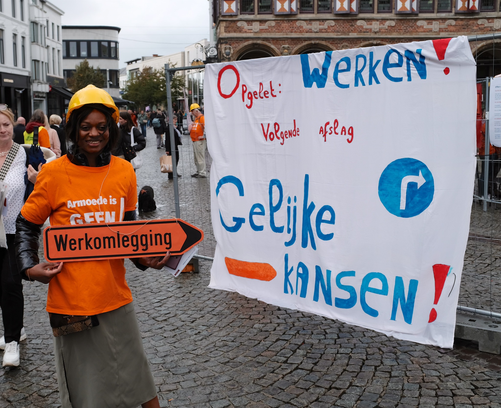 Op 17 oktober, de Werelddag van Verzet tegen Armoede, organiseert de Werkgroep 'Stop de Armoede' in Aalst een sensibiliserende actie. 