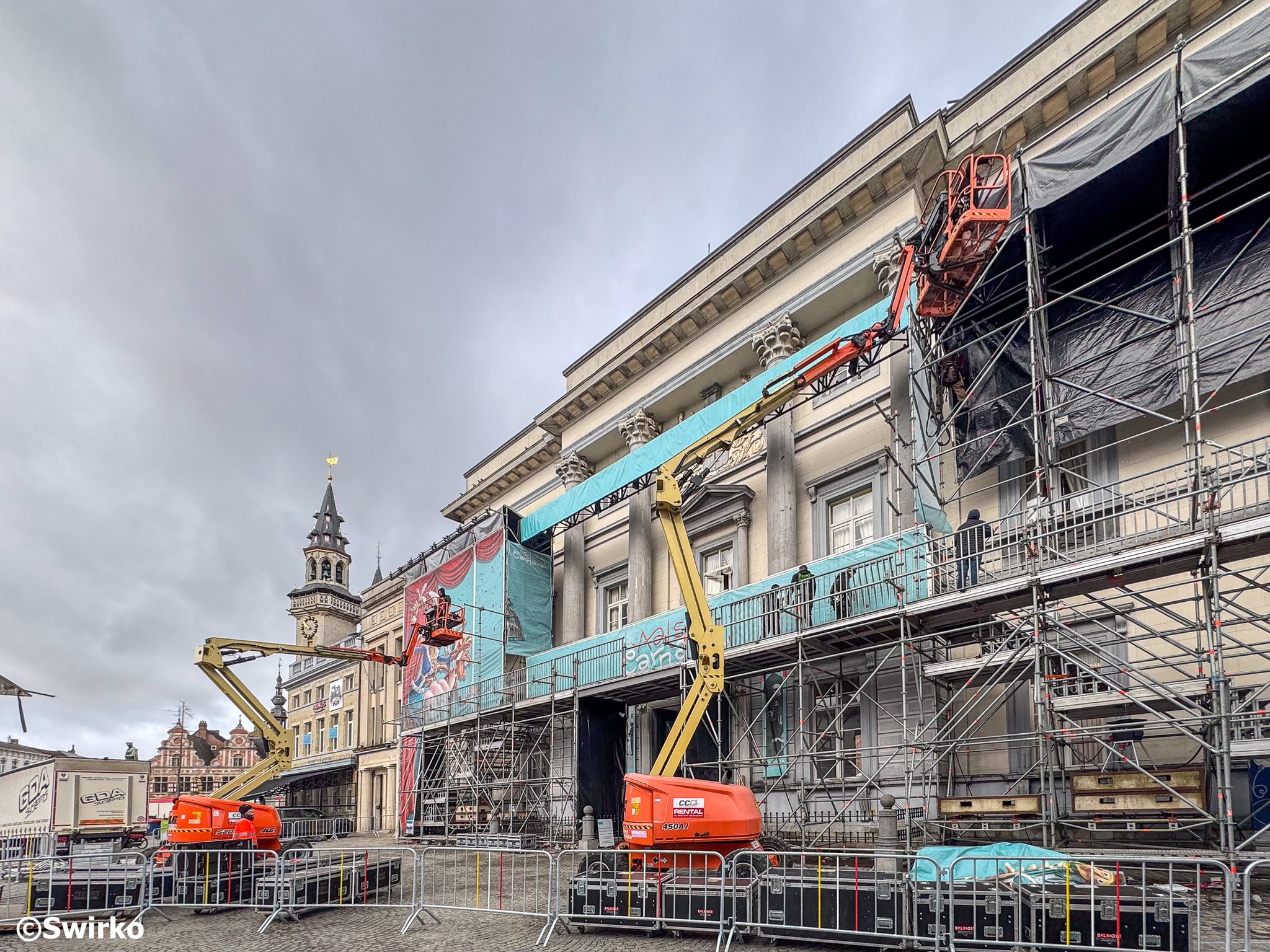 🎡🎭 De afbraak van de Winterfoor is gestart.